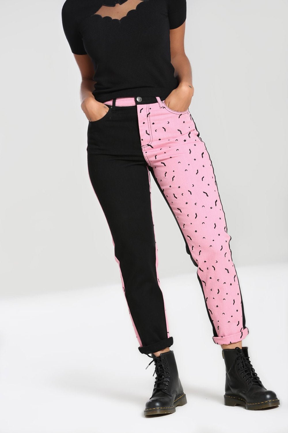 Duo Bat Jeans [PINK]