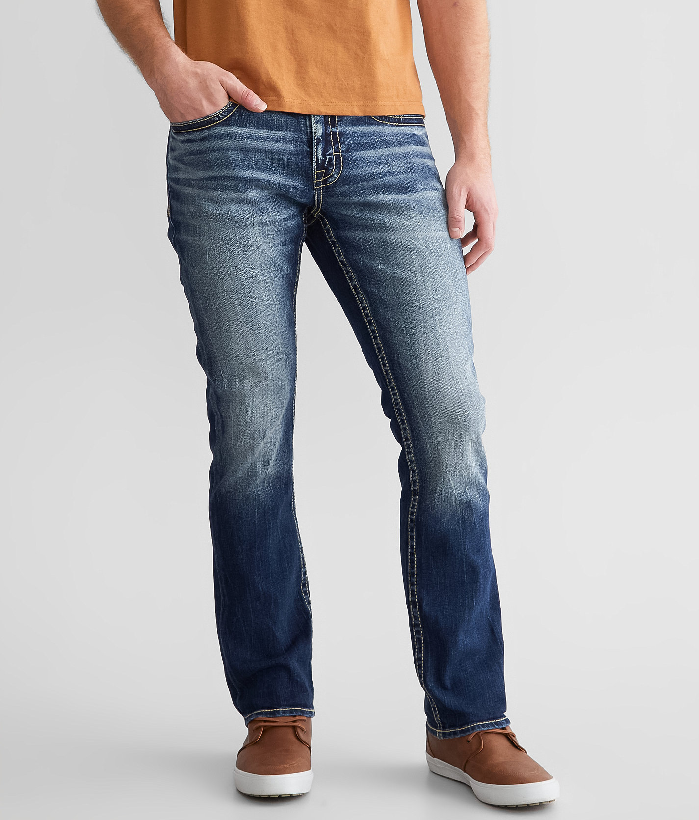 BKE Alec Straight Stretch Jean - Men's Jeans in Cambrie