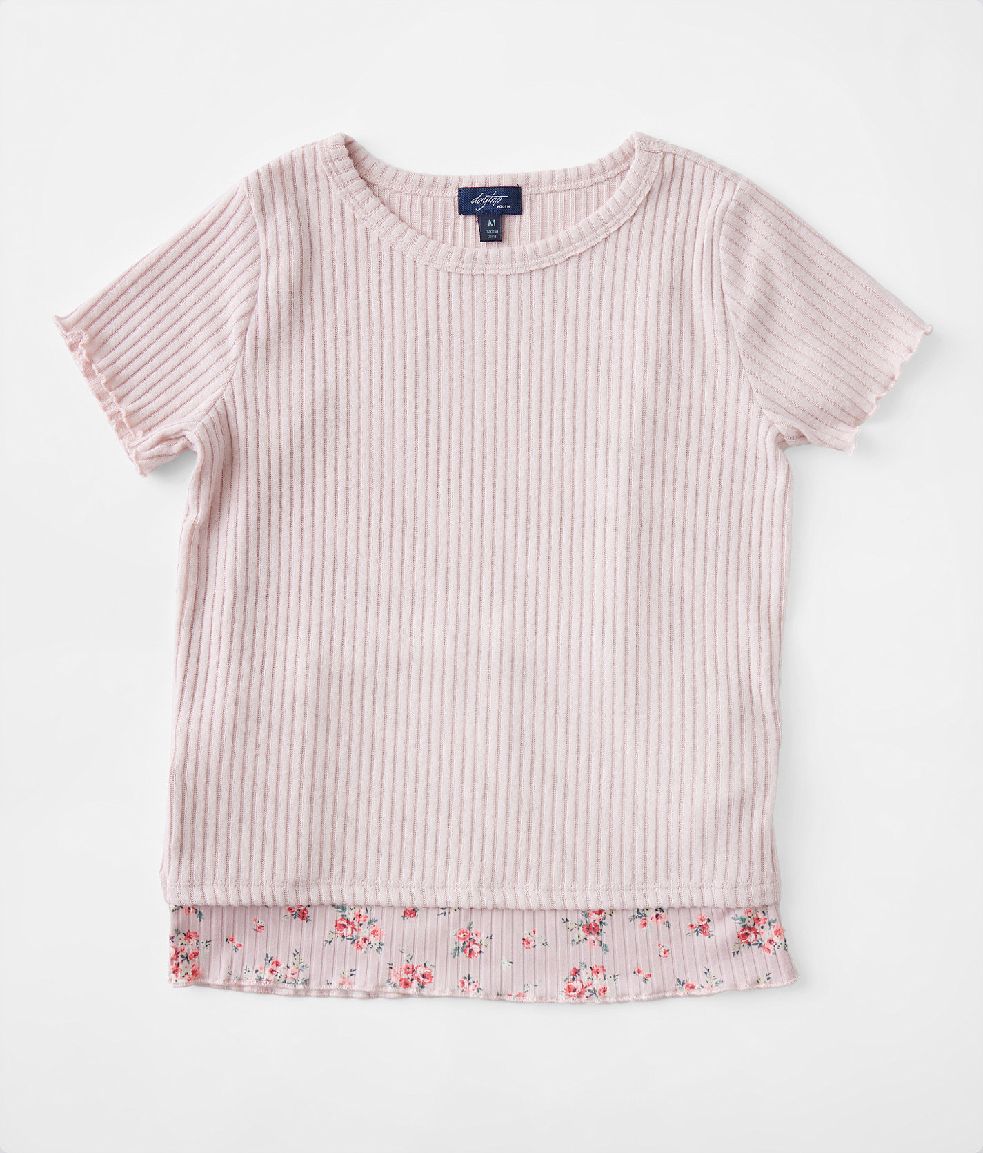 Girls - Daytrip Tie Back Floral Top - Girl's Shirts & Blouses in Taupe