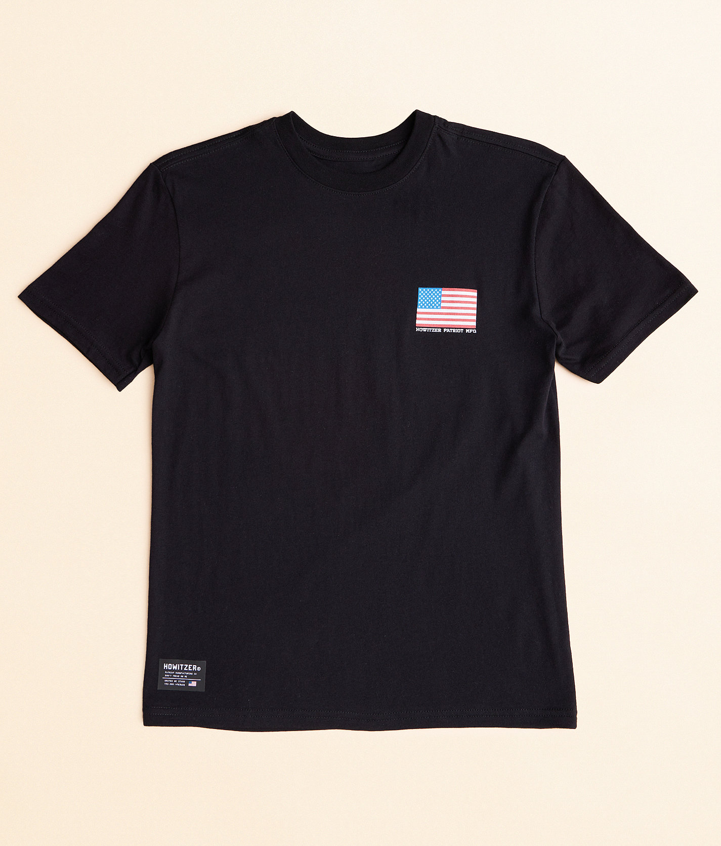 Boys - Howitzer Blue Collar Semi T-Shirt - Boy's T-Shirts in Black