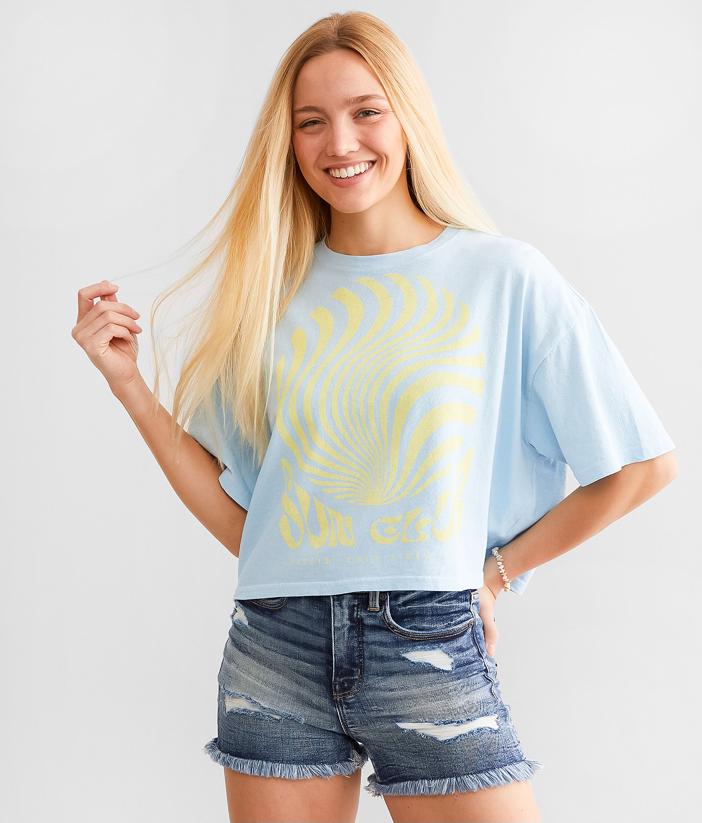 Billabong Sun Club T-Shirt - Women's T-Shirts in Bliss Blue