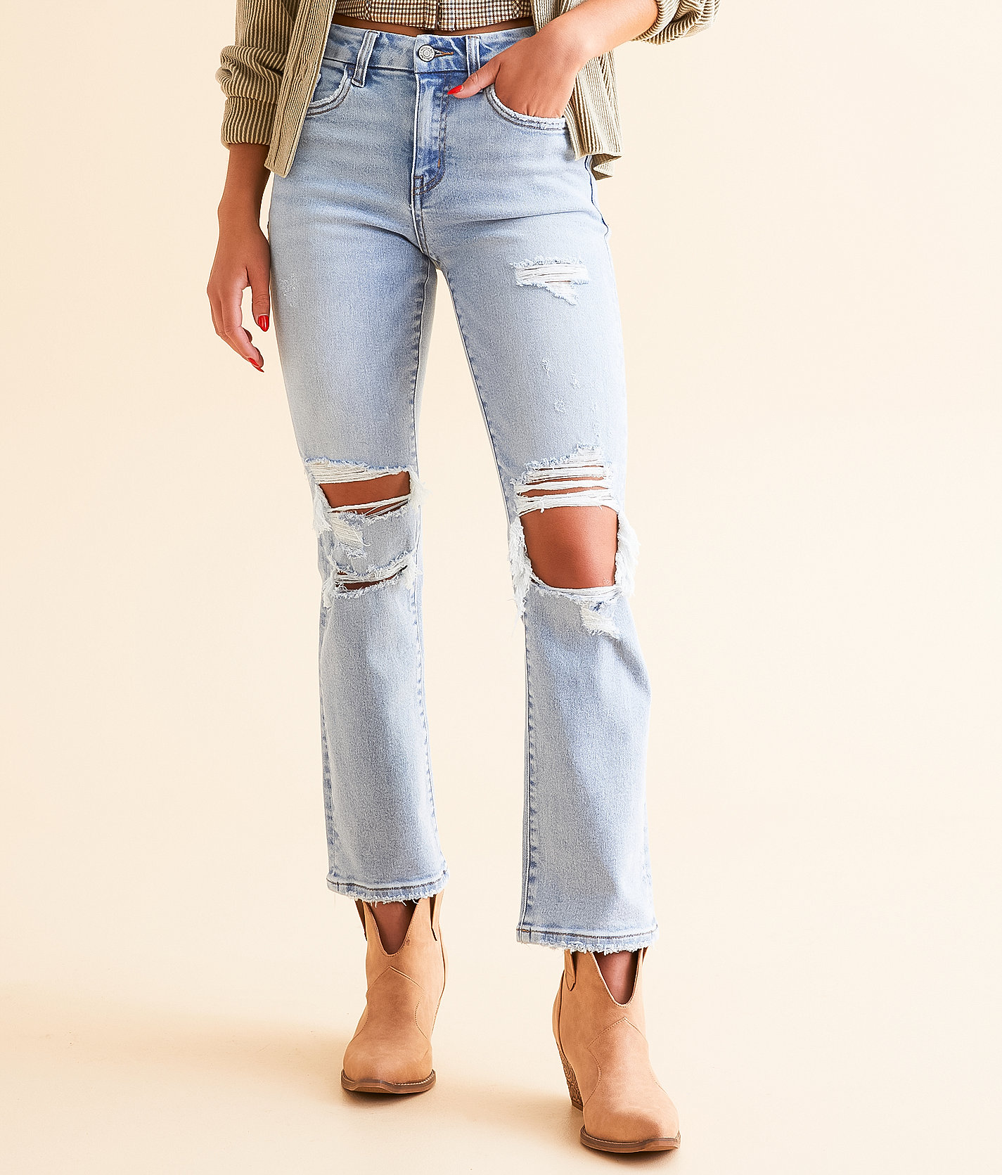 Willow & Root The Cropped Everyday Jean - Women's Jeans in Begonia