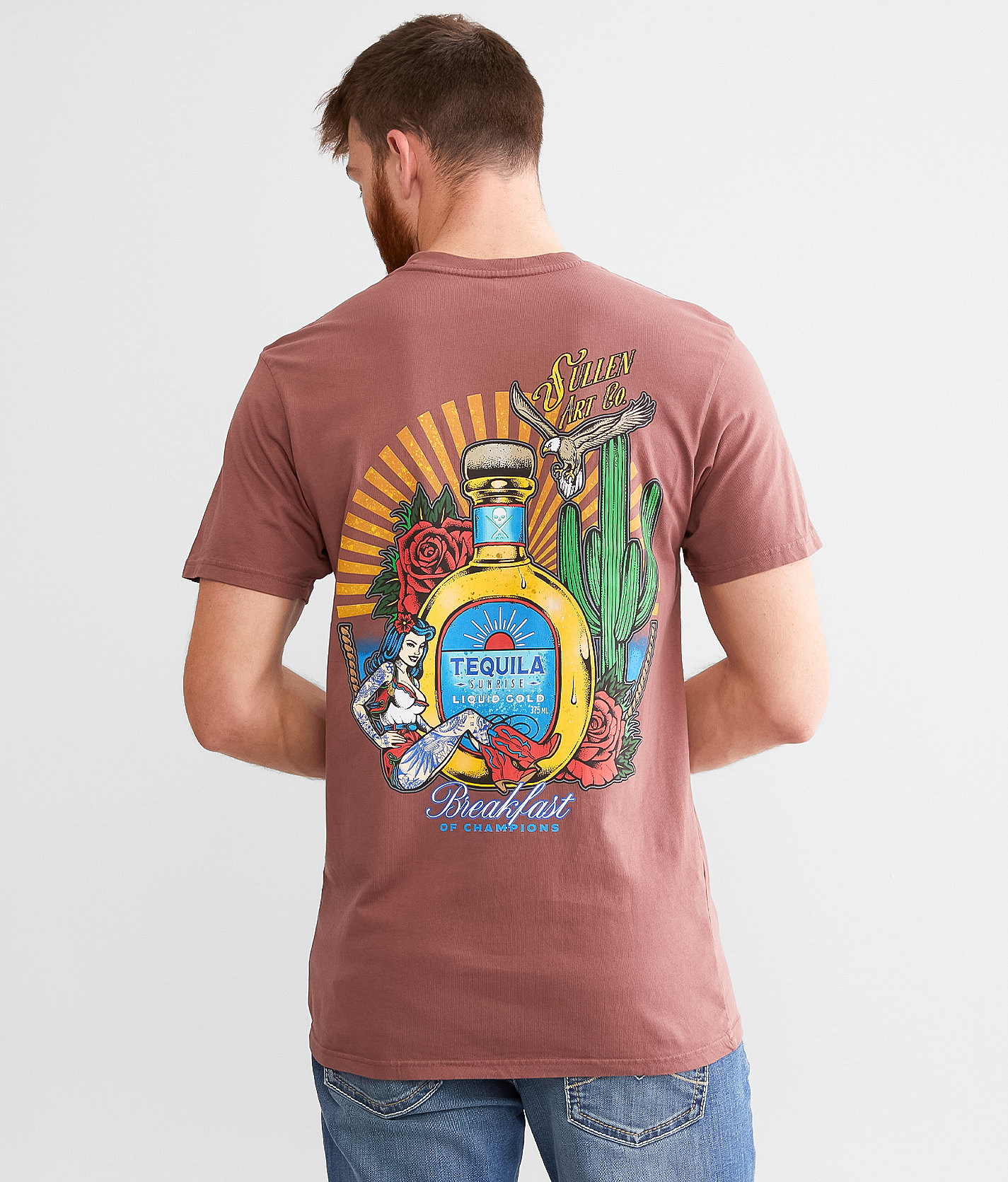 Sullen Mericano T-Shirt - Men's T-Shirts in Marron