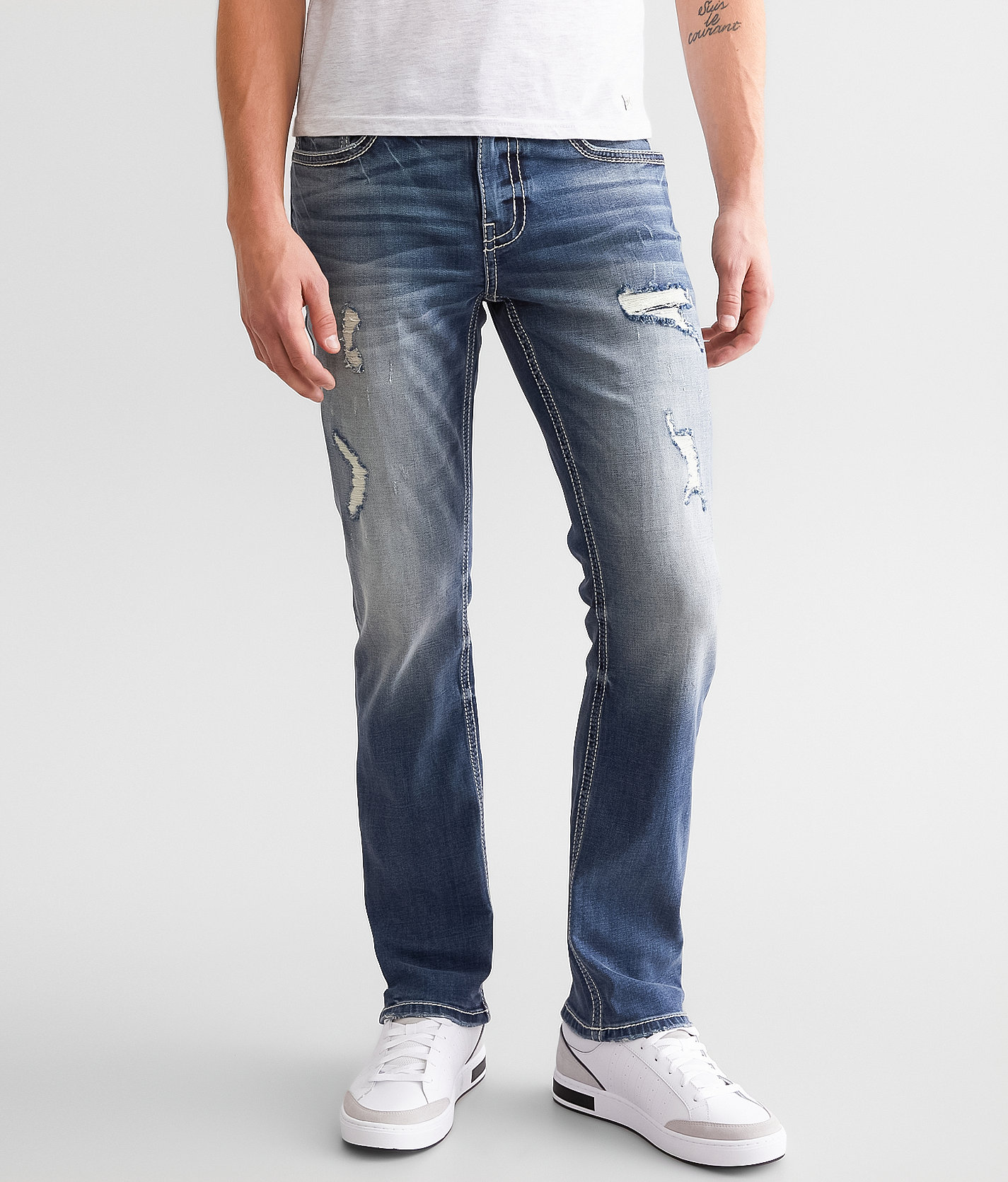 BKE Alec Straight Stretch Jean - Men's Jeans in Mann 2