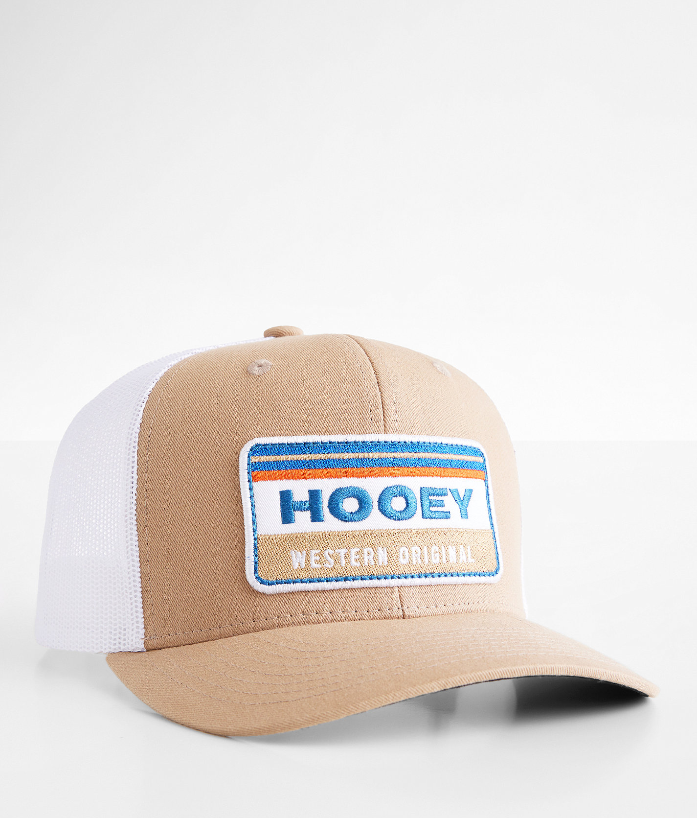 Hooey Horizon Trucker Hat - Men's Hats in Tan White