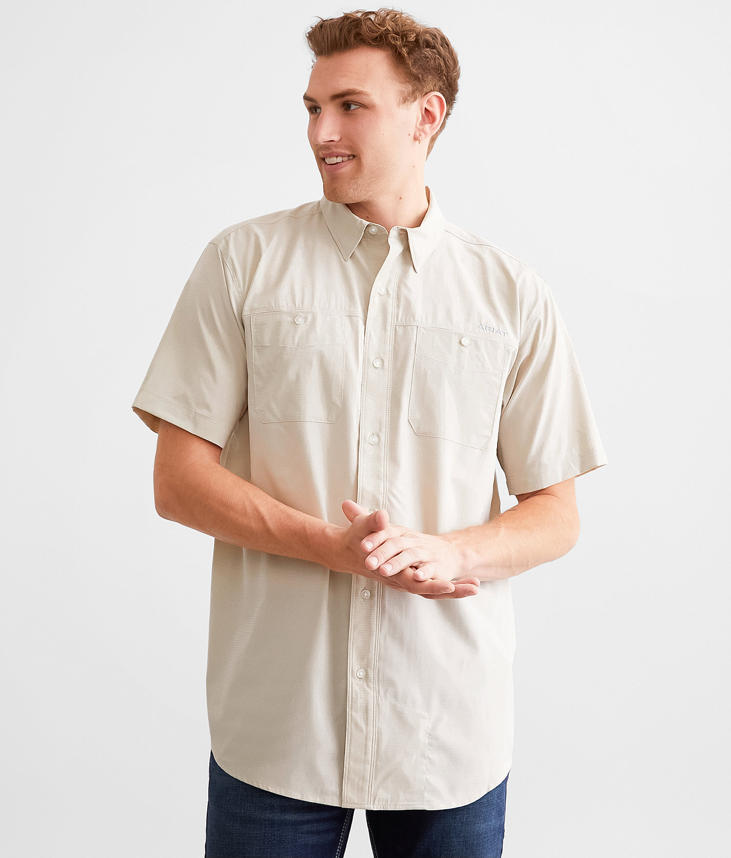 Ariat 360 Airflow™ Shirt - Men's Shirts in Silver Lining