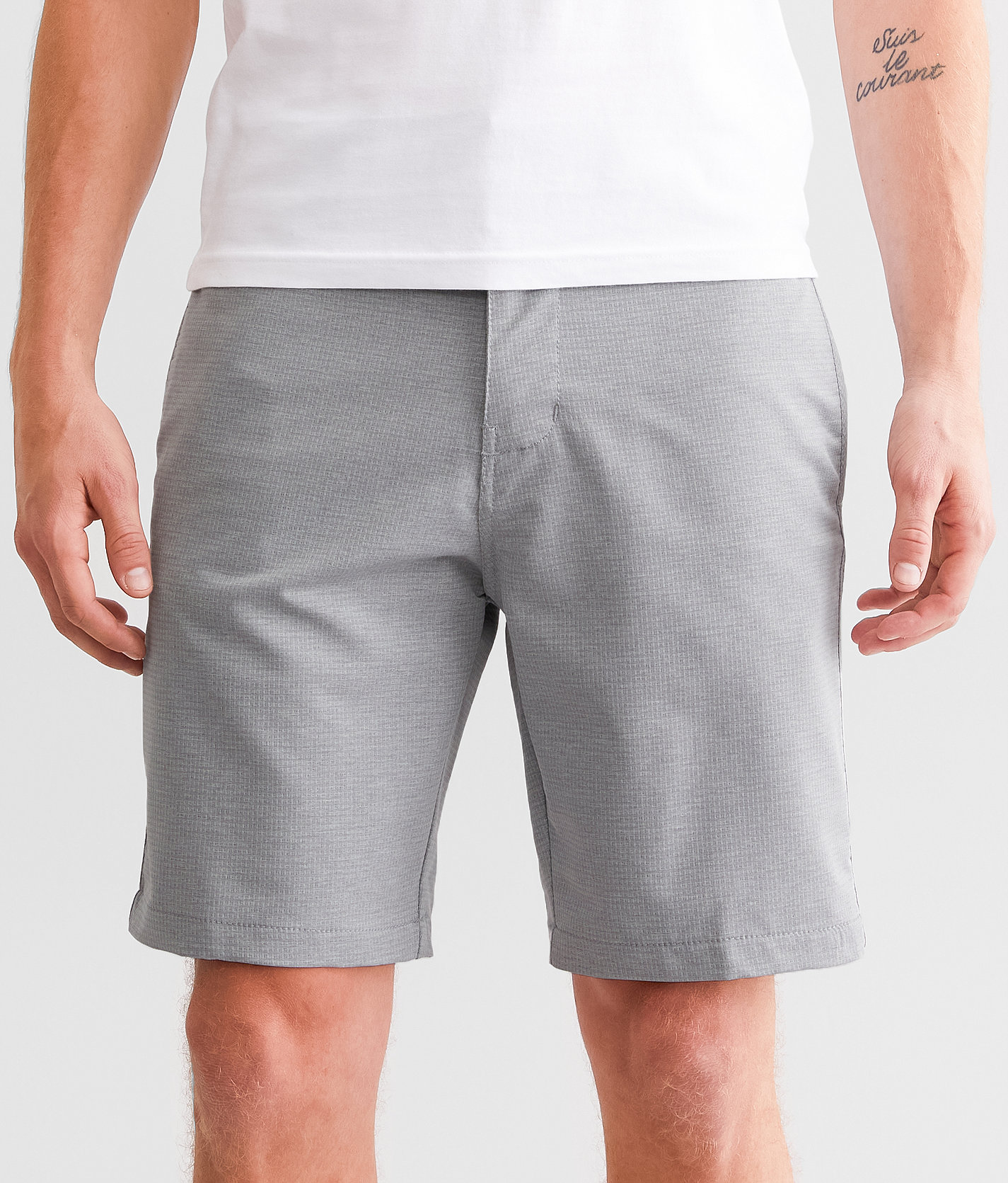 BKE Sentry Hybrid Stretch Walkshort - Men's Shorts in Light Grey