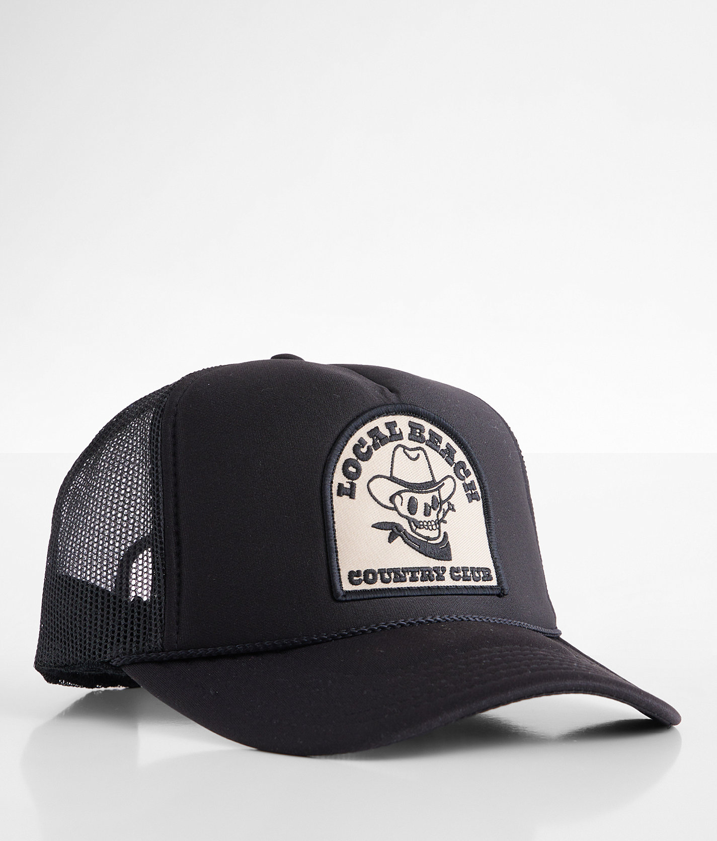 Local Beach Country Club Trucker Hat - Women's Hats in Black