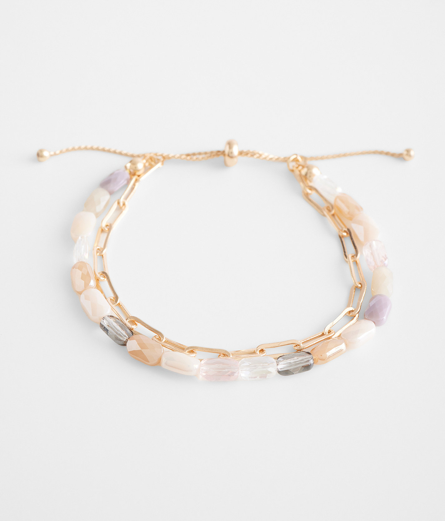 BKE Bead & Chain Bracelet - Women's Jewelry in Gold