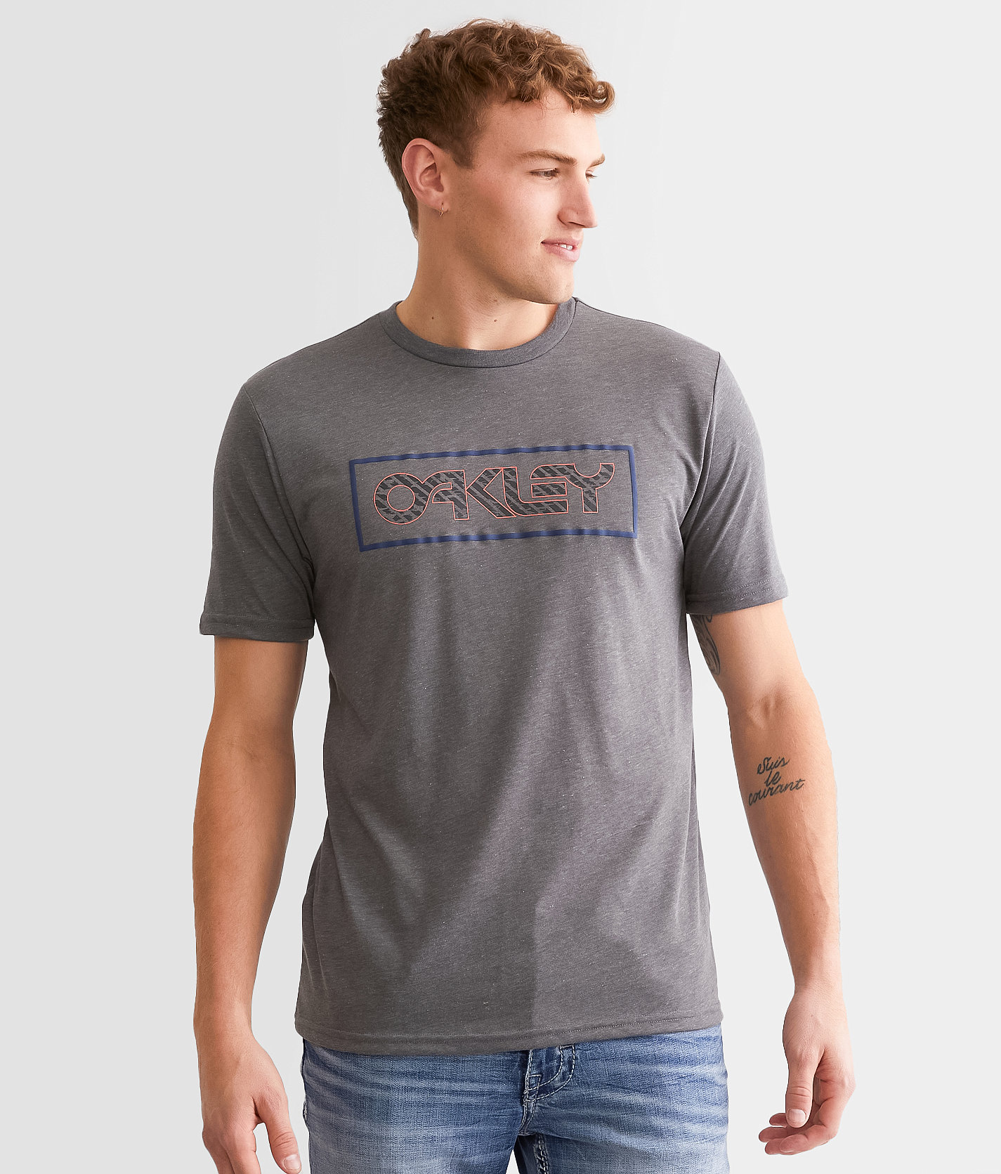 Oakley O Frame B1B O Hydrolix™ T-Shirt - Men's T-Shirts in New Athletic Grey