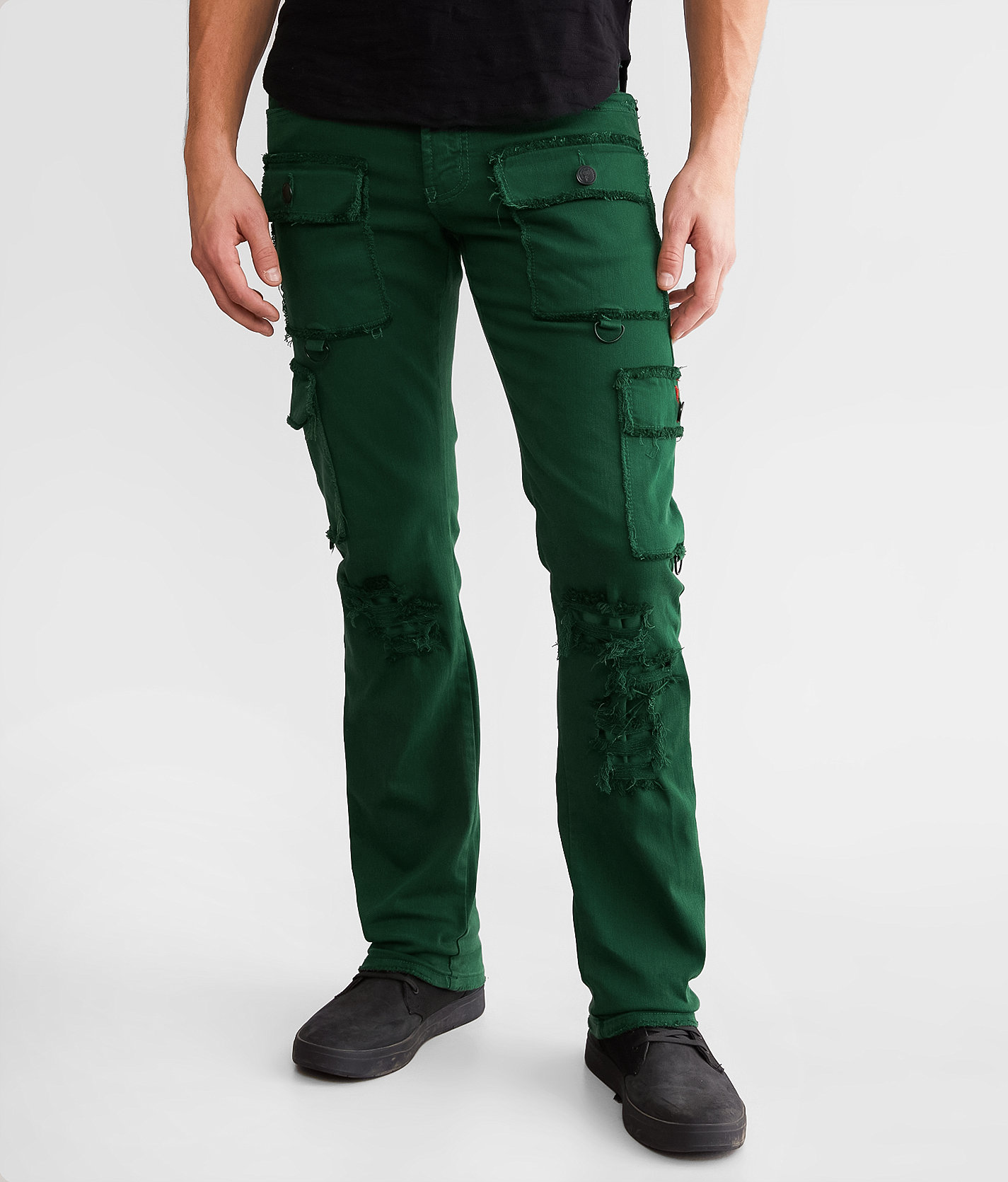 PREME Stacked Stretch Jean - Men's Jeans in Hunter Green