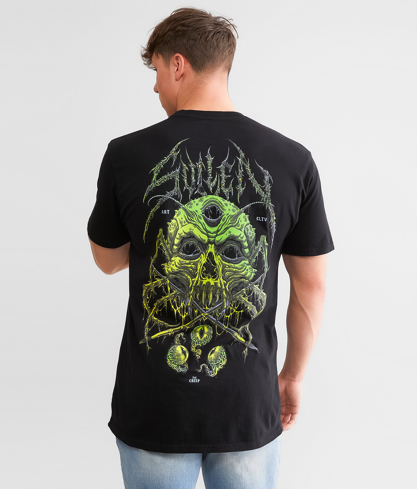 Sullen Creep Badge T-Shirt - Men's T-Shirts in Black