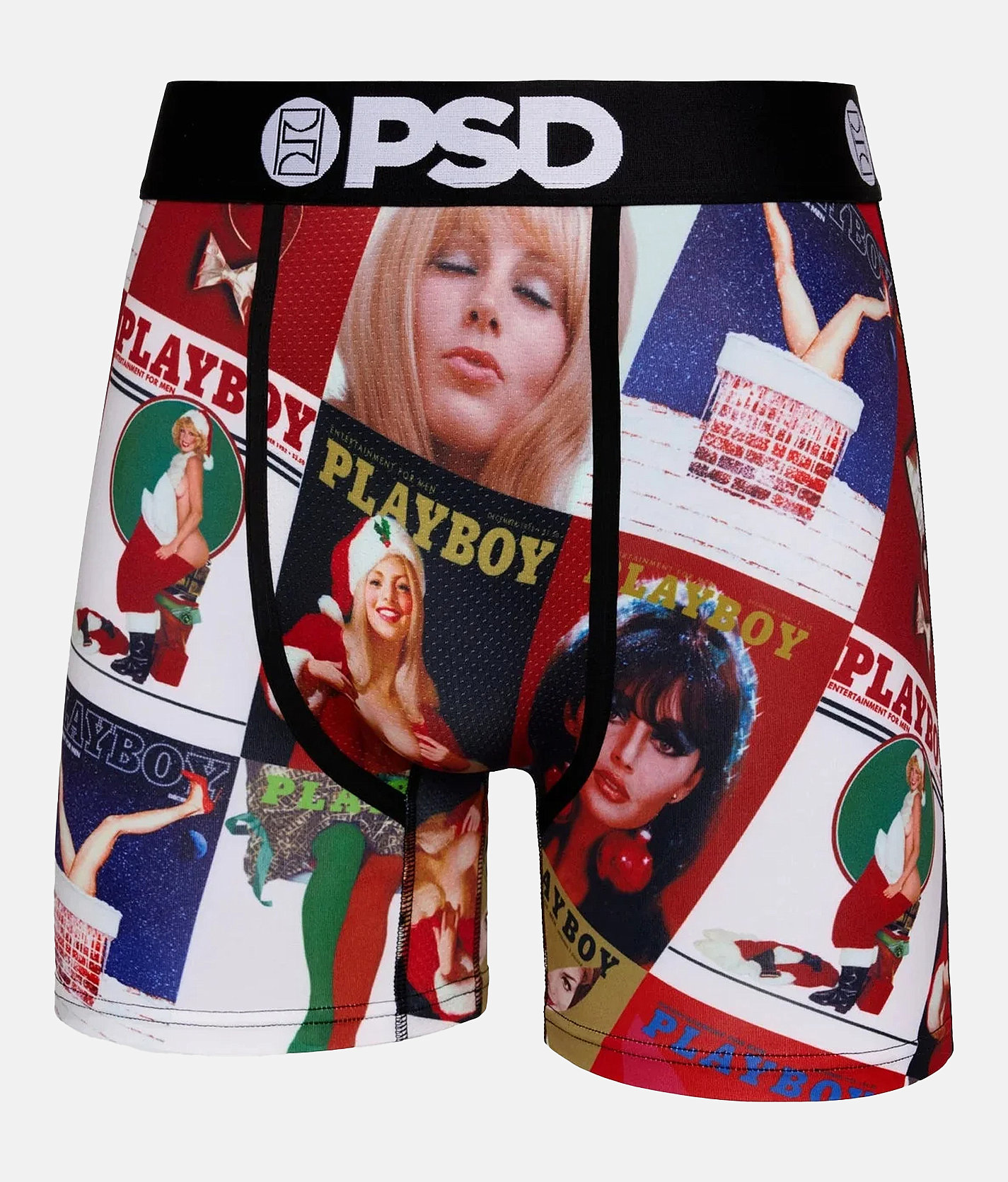 PSD Playboy Xmas Stretch Boxer Briefs - Men's Boxer Briefs in Multi