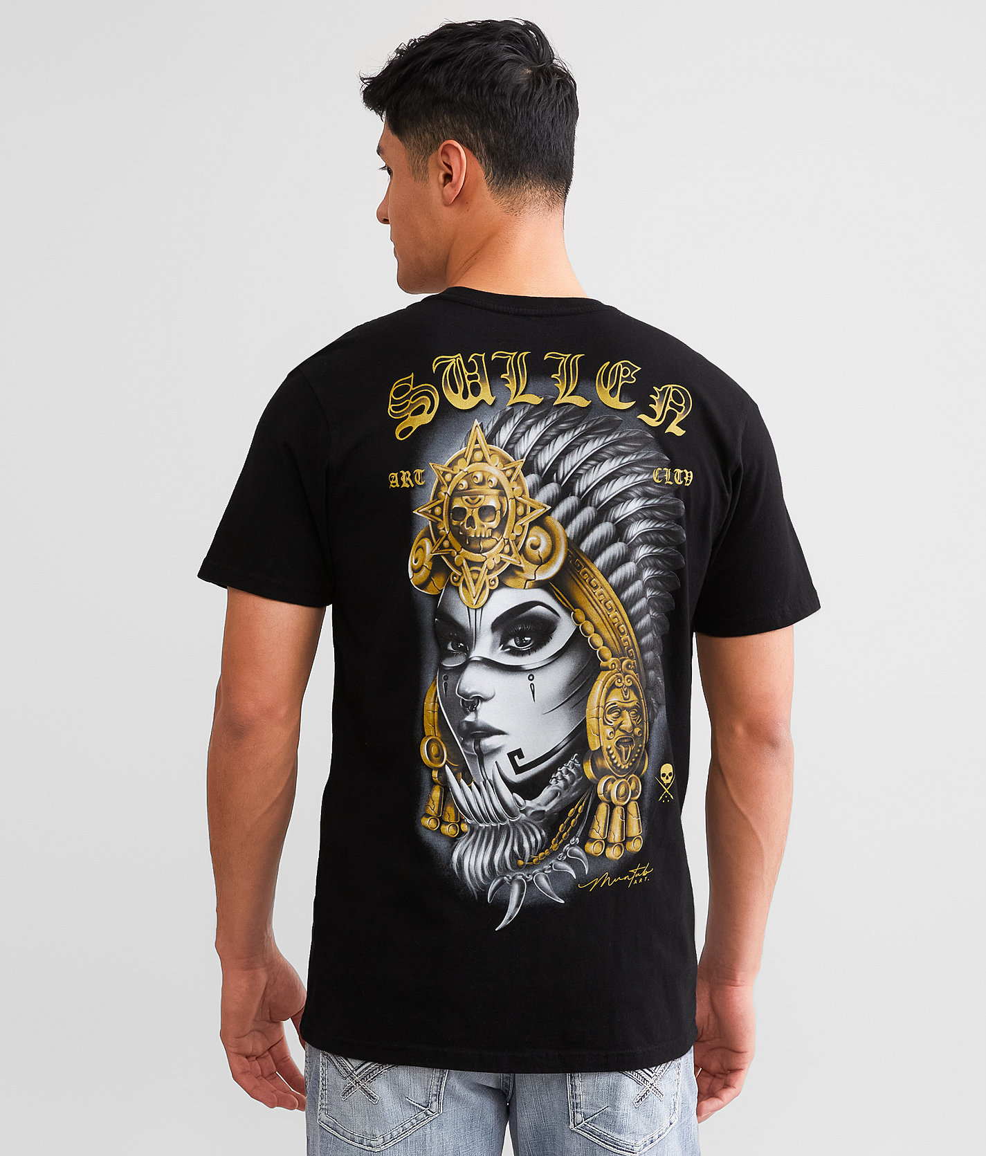 Sullen Atotoztli T-Shirt - Men's T-Shirts in Jet Black