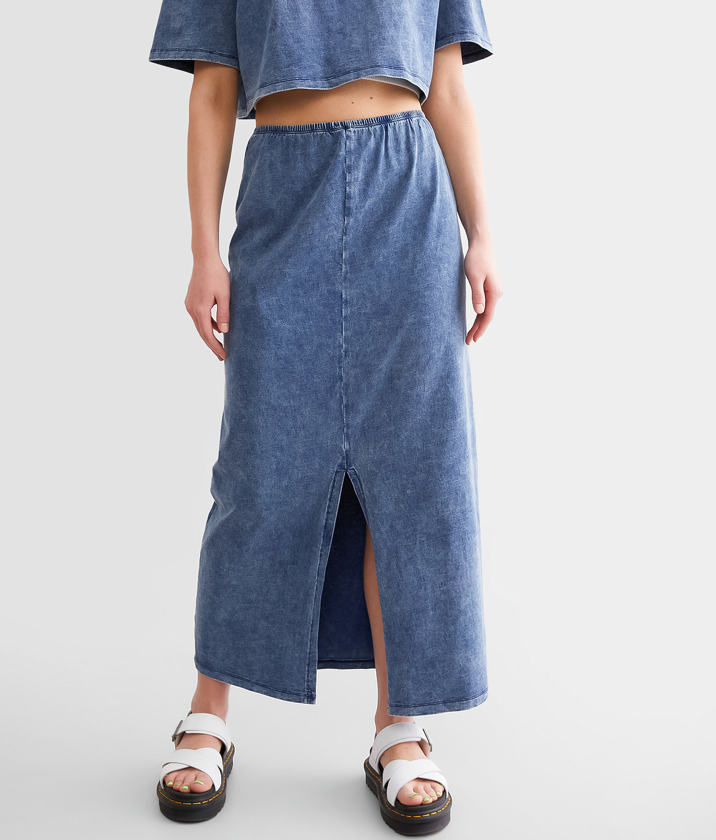 Emory Park Midi Skirt - Women's Skirts in Blue