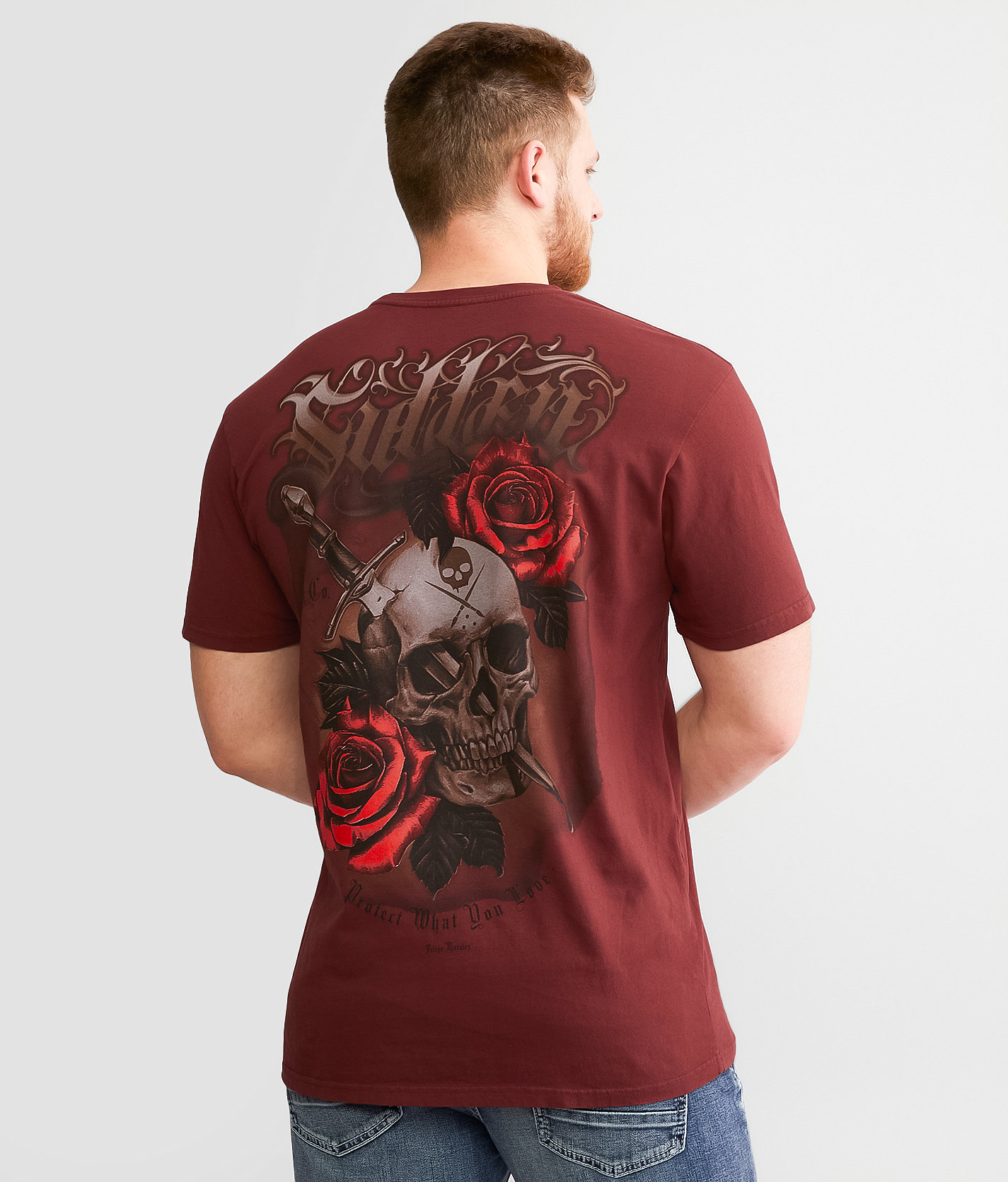 Sullen Felipe Morales T-Shirt - Men's T-Shirts in Rum Raisin