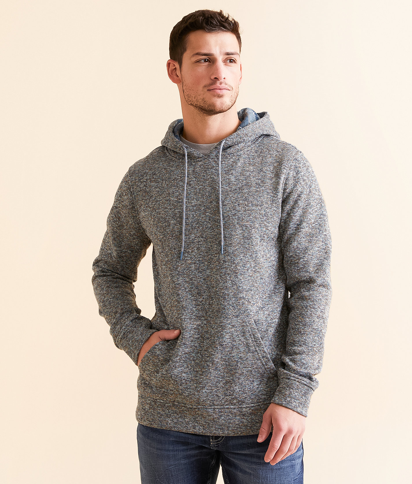 Departwest Cozy Knit Hooded Sweatshirt - Men's Sweatshirts in Weather