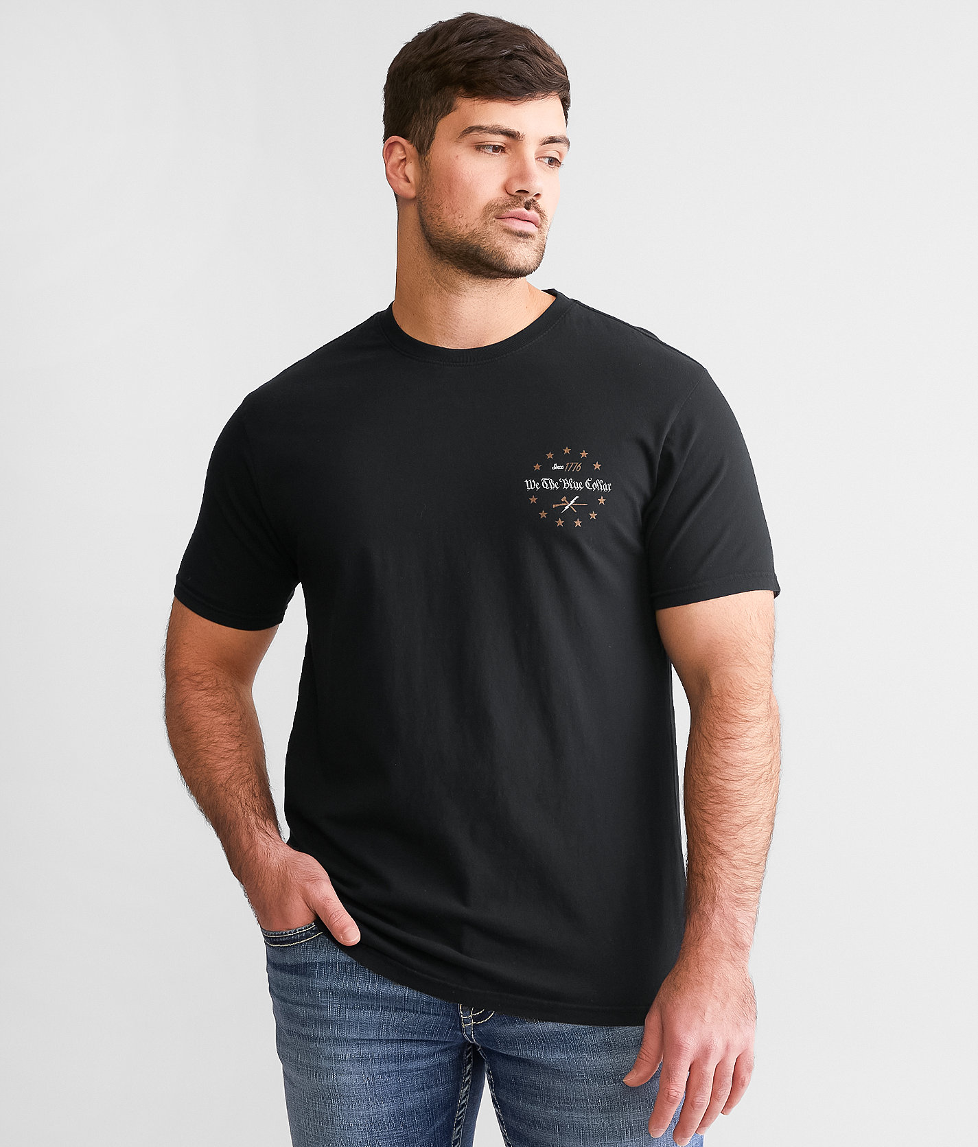 Howitzer The Blue Collar T-Shirt - Men's T-Shirts in Obsidian