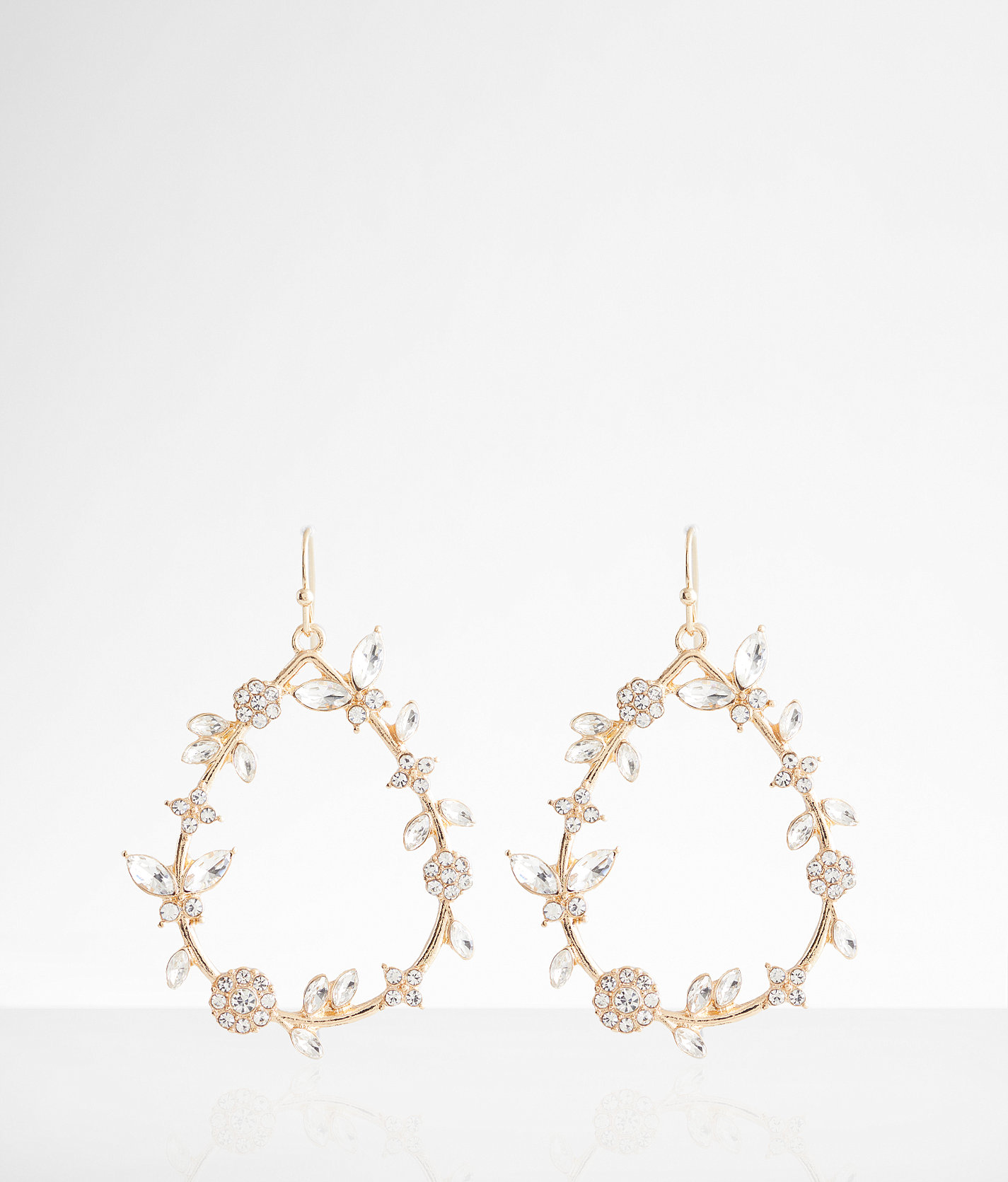 BKE Glitz Teardrop Earring - Women's Jewelry in Gold