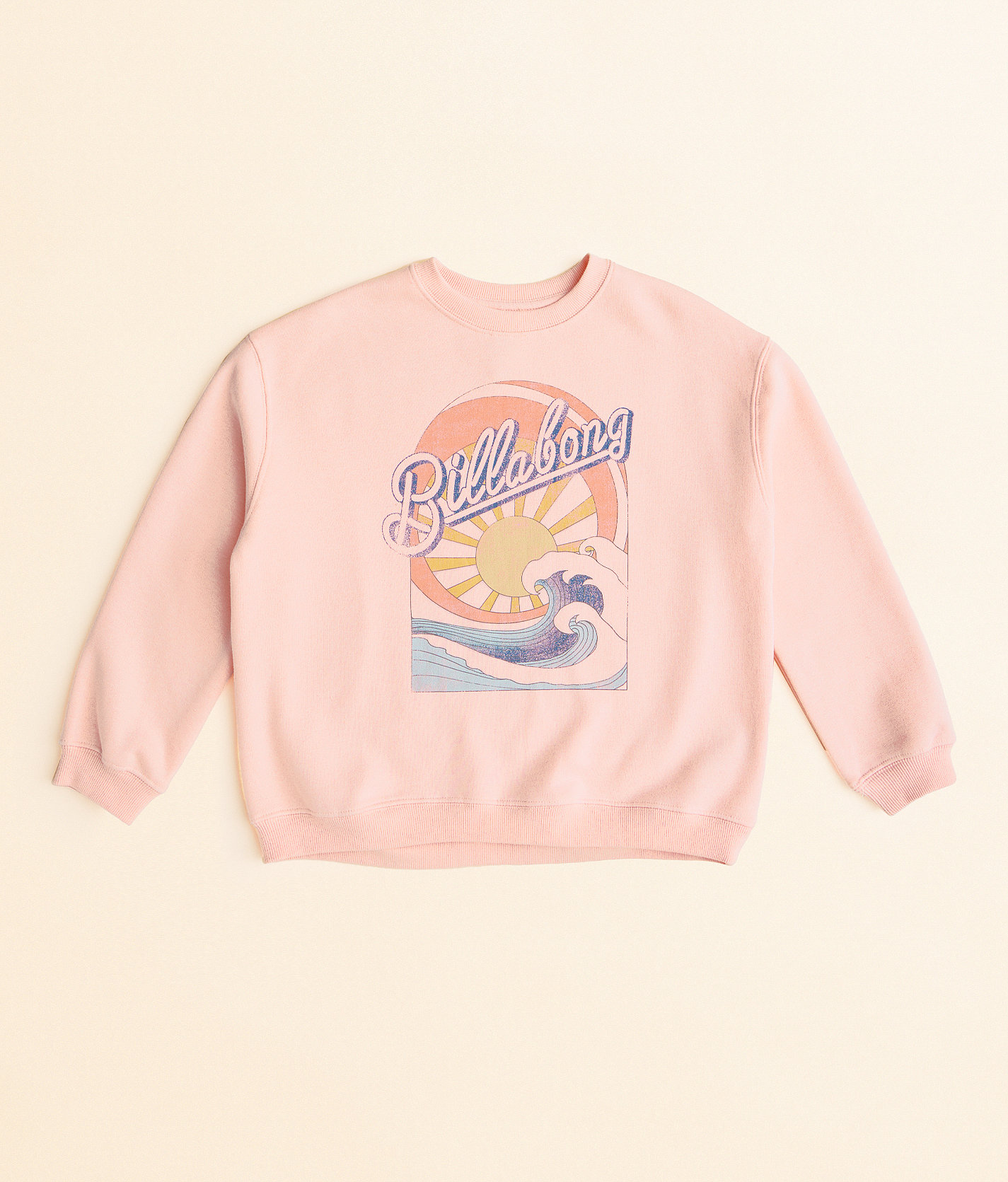 Girls - Billabong Circle Of Sun Core Pullover - Girl's Sweatshirts in Feelin Peachy
