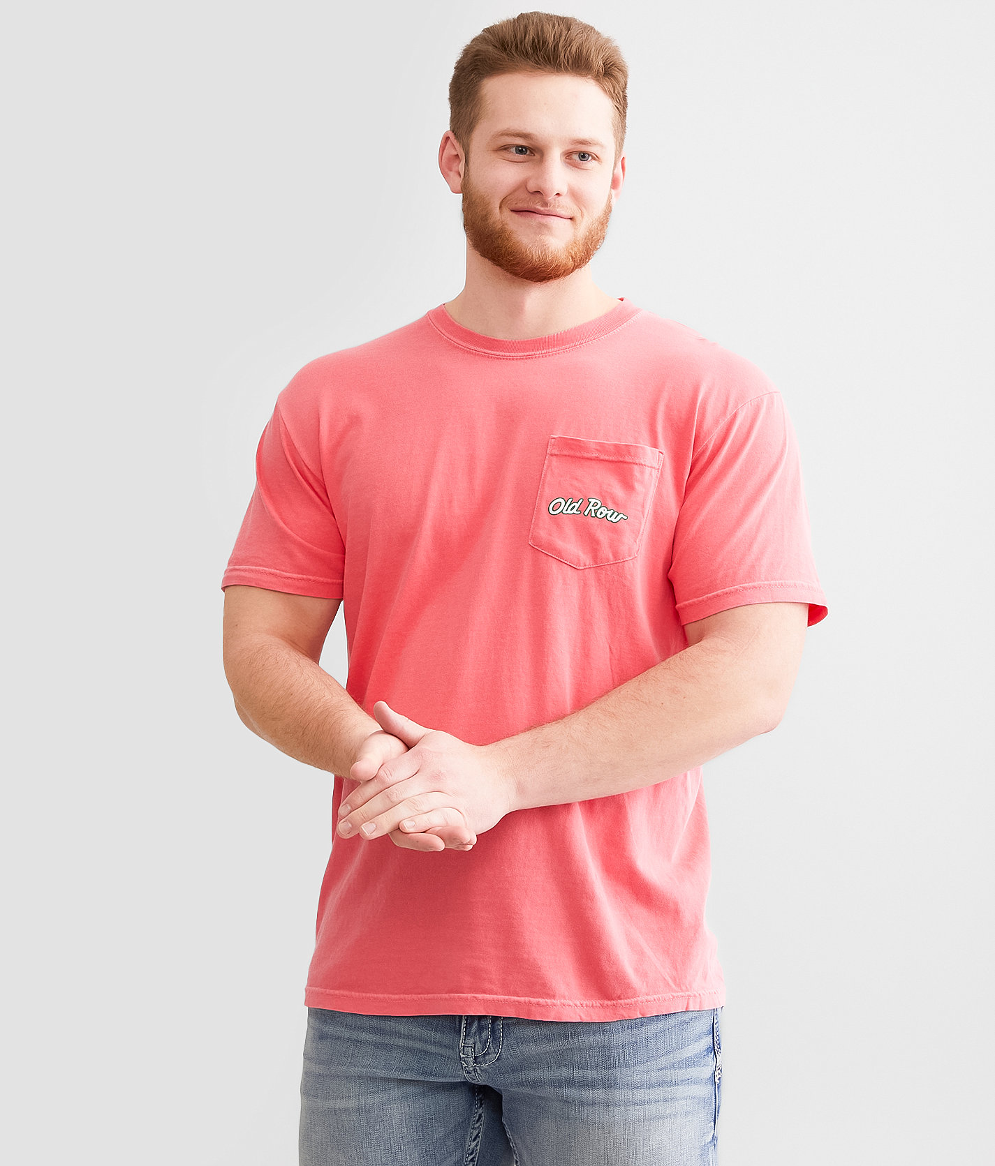 Old Row The Good Boys Club Jeep Dog T-Shirt - Men's T-Shirts in Watermelon