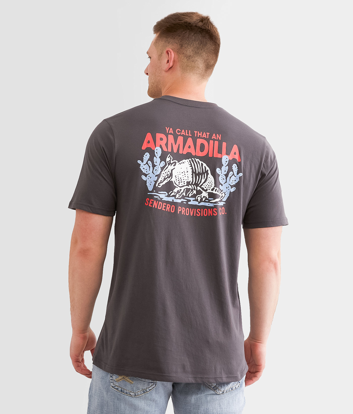 Sendero Provisions Co. Armadilla T-Shirt - Men's T-Shirts in Vintage Black