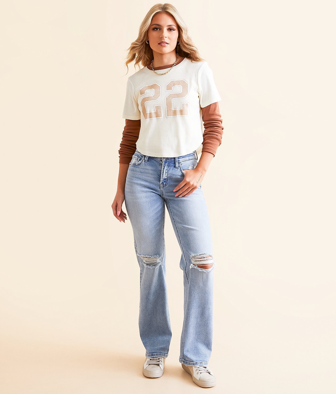 Flying Monkey Mid-Rise Classic Straight Stretch Jean - Women's Jeans in Eccentric