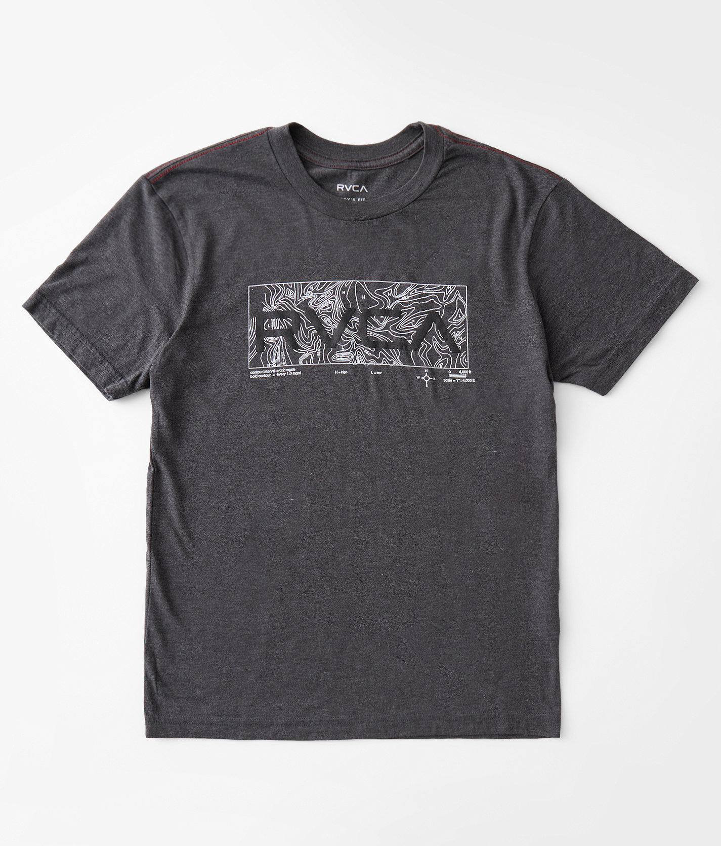 Boys - RVCA Big Topo T-Shirt - Boy's T-Shirts in Black