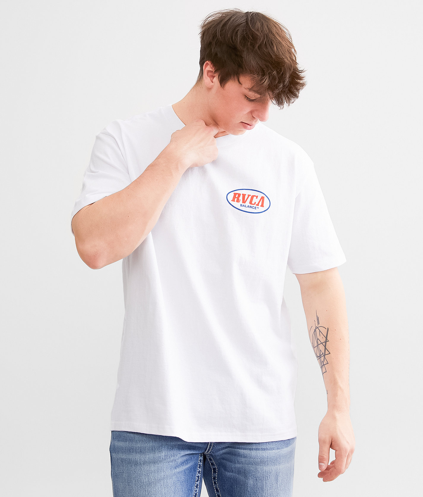 RVCA Basecamp T-Shirt - Men's T-Shirts in White