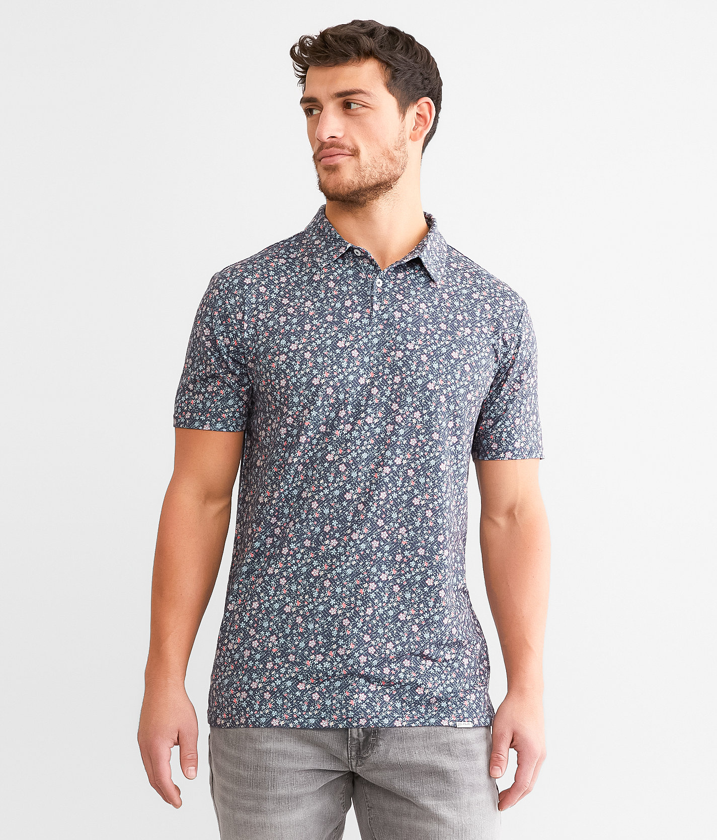 J.B. Holt Fuerte Performance Polo - Men's Polos in Navy