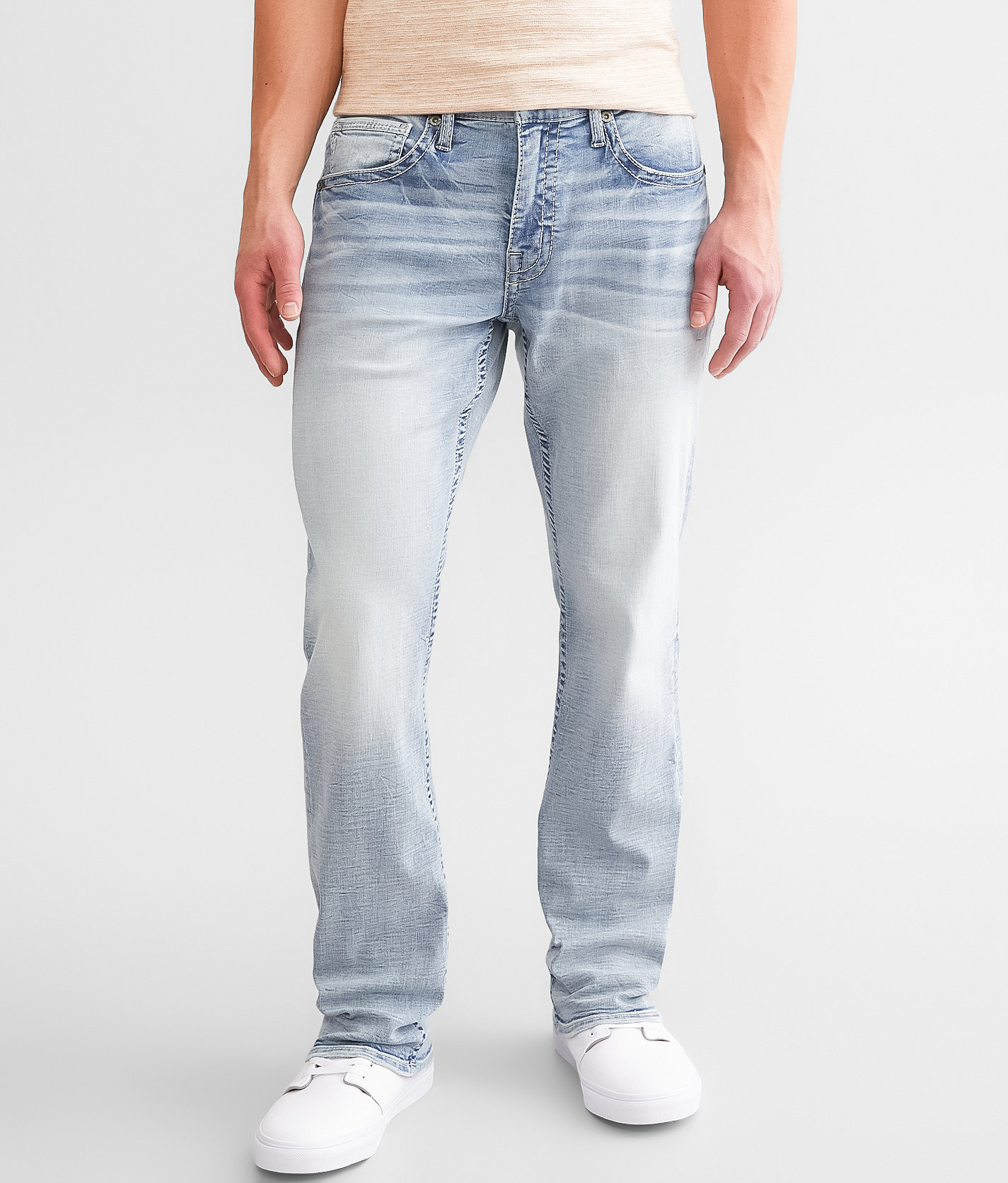 BKE Jake Straight Stretch Jean - Men's Jeans in Napolean