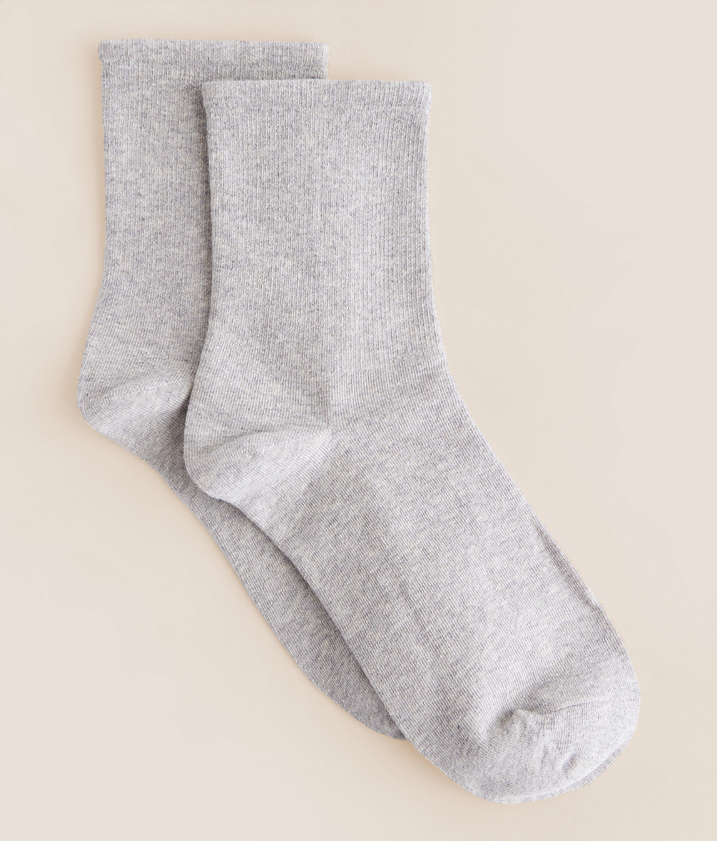 BKE Heathered Ankle Socks - Women's Socks in Heather Grey