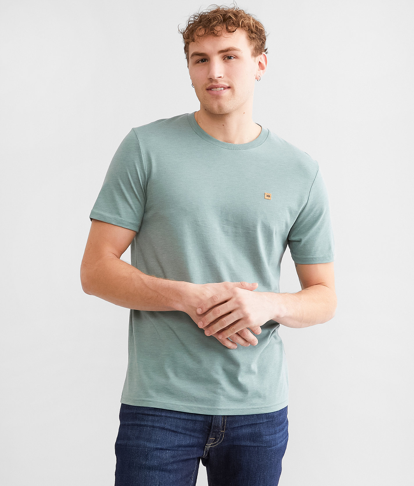 tentree Treeblend T-Shirt - Men's T-Shirts in Eucalyptus Heather