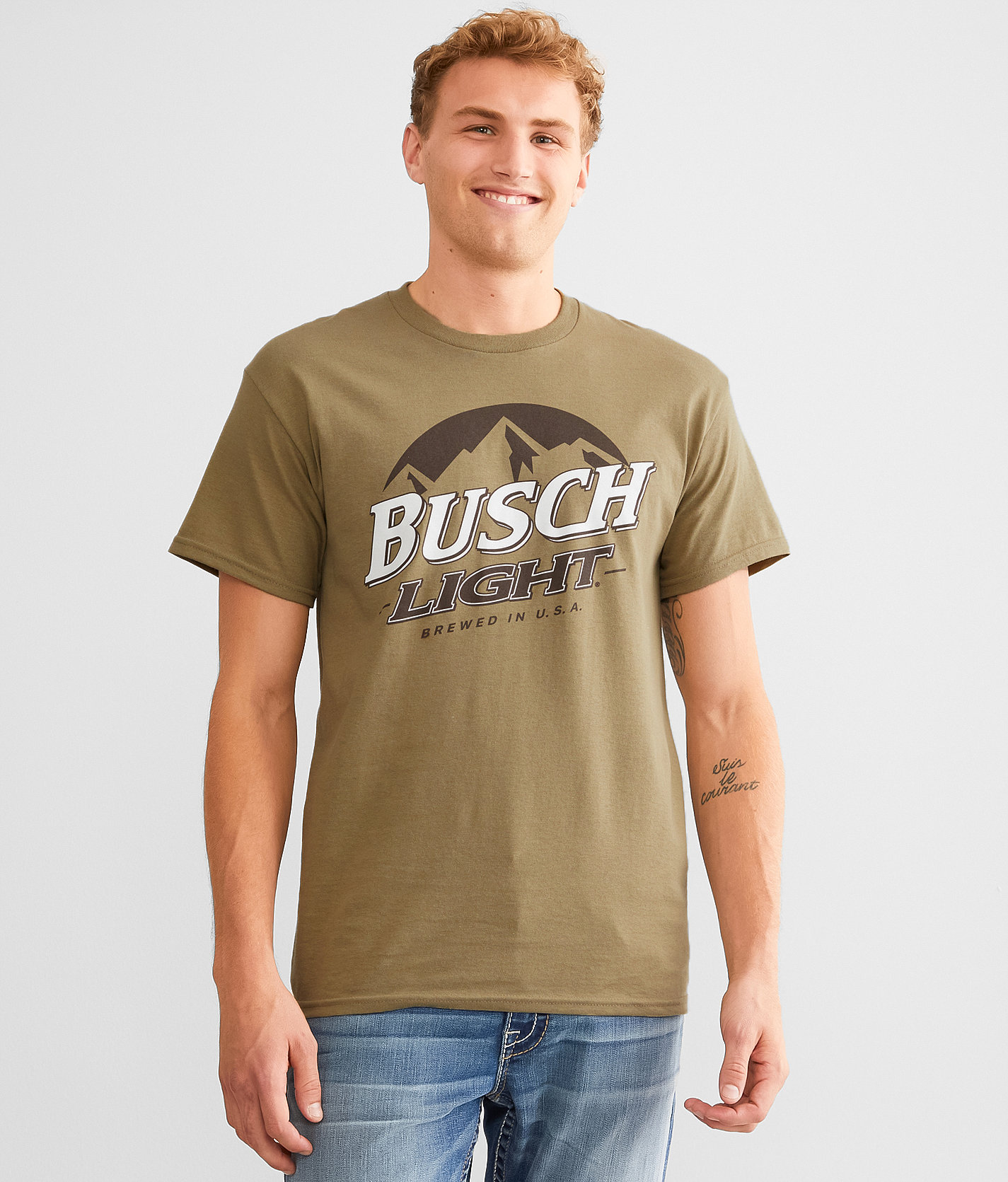 Brew City Busch Light® Beer T-Shirt - Men's T-Shirts in Prairie Dust