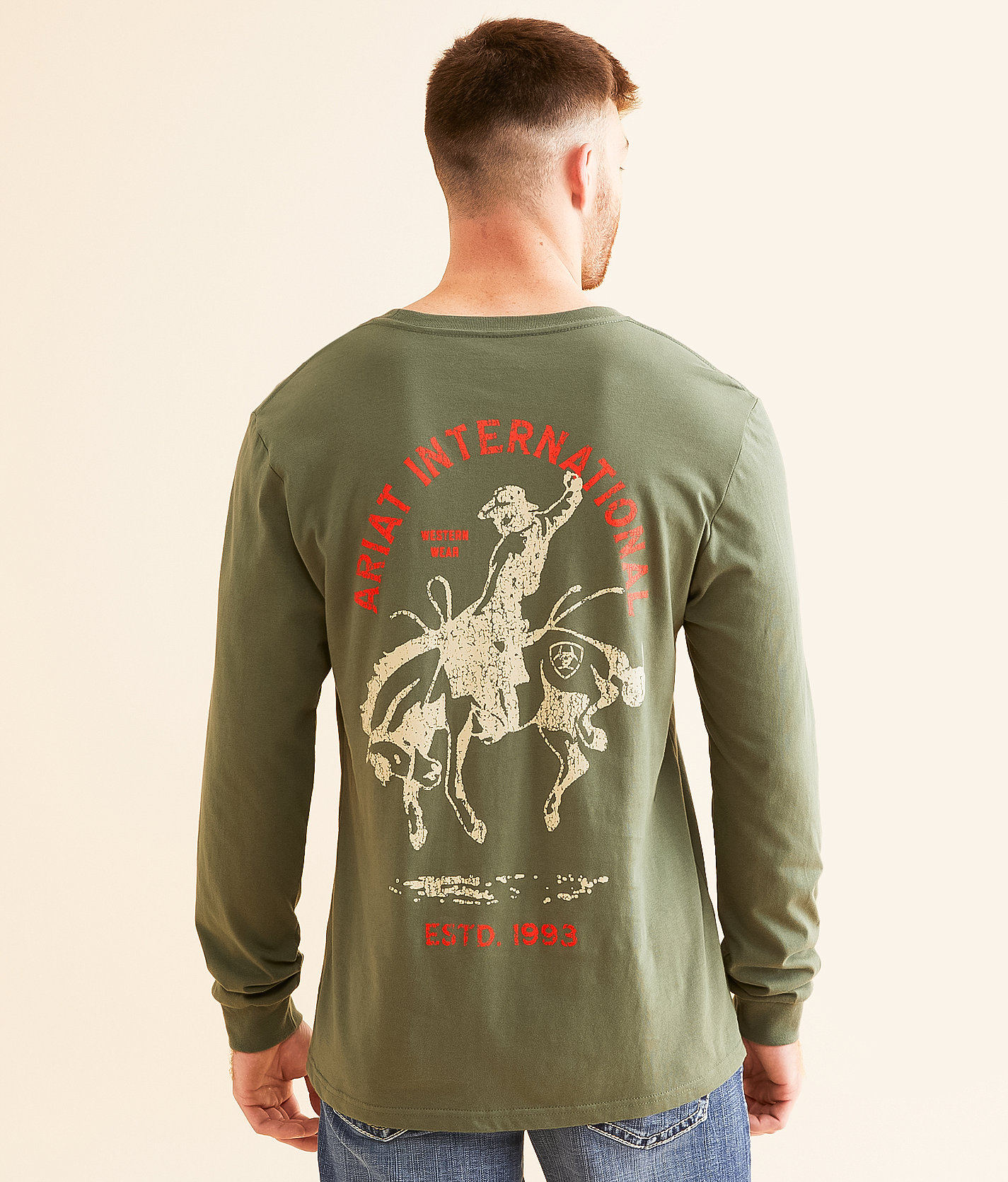 Ariat International Rodeo T-Shirt - Men's T-Shirts in Surplus Green