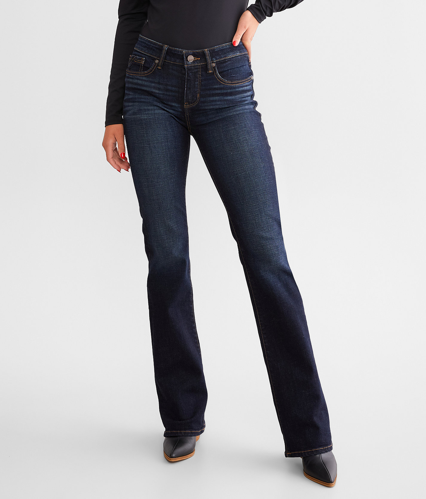Buckle Black Fit No. 53 Tailored Boot Stretch Jean - Women's Jeans in Culberson
