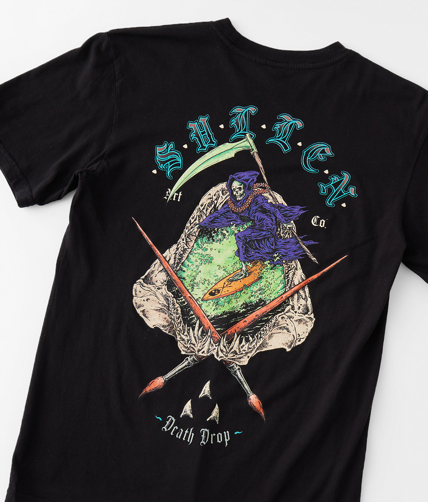 Boys - Sullen Death Drop T-Shirt - Boy's T-Shirts in Jet Black