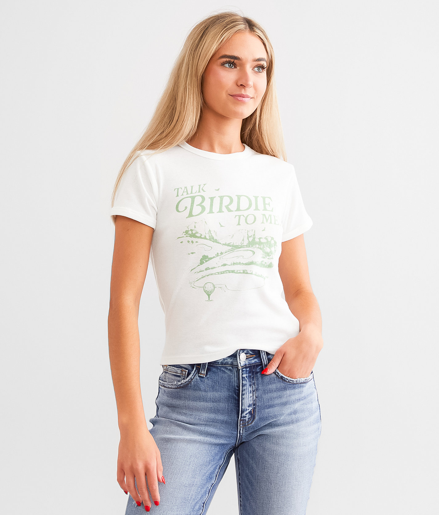 The Vinyl Icons Talk Birdie To Me T-Shirt - Women's T-Shirts in White