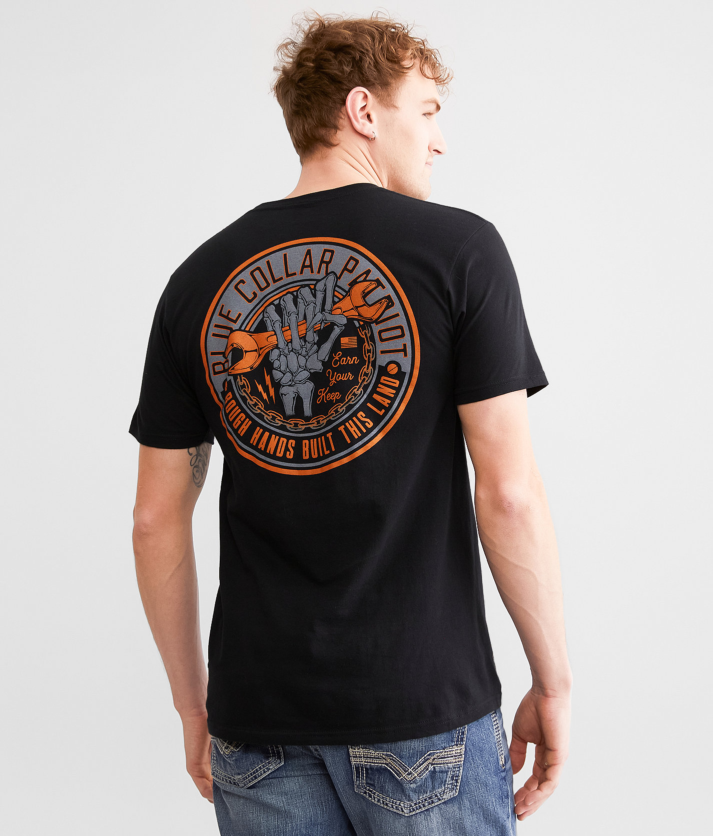 Howitzer Rough Hands T-Shirt - Men's T-Shirts in Black