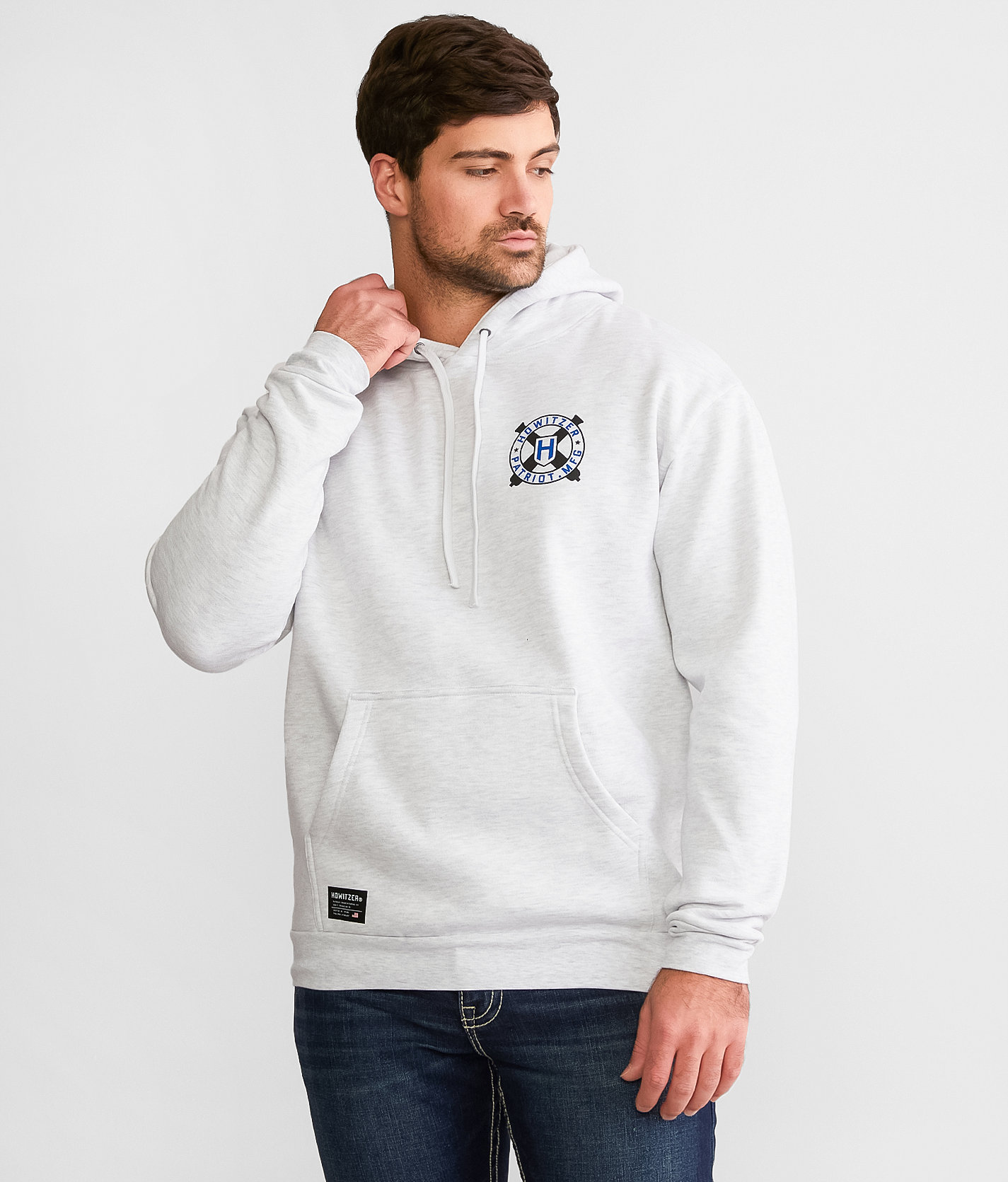 Howitzer Blade Snake Hooded Sweatshirt - Men's Sweatshirts in Ash