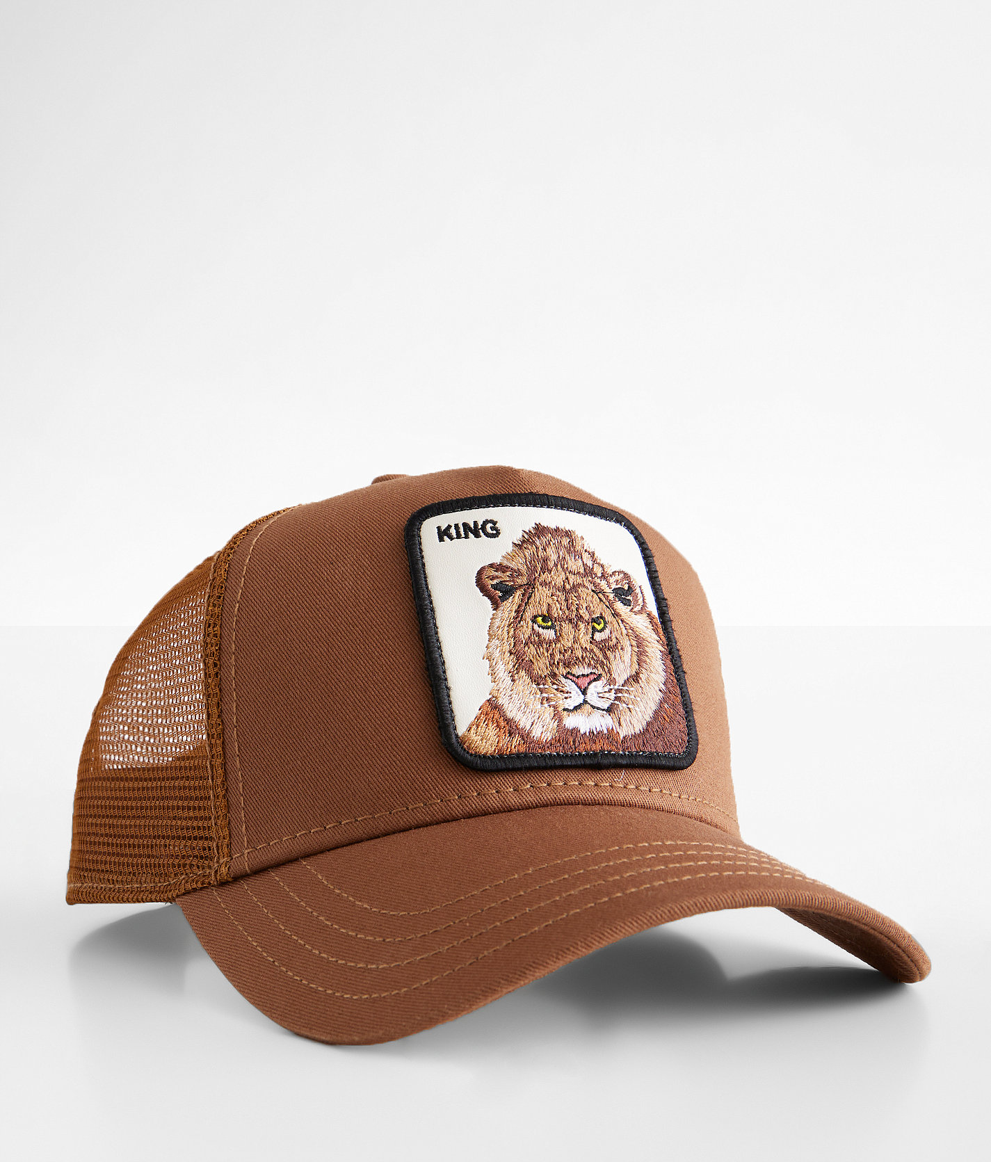Goorin Bros. The King Lion Trucker Hat - Men's Hats in Brown