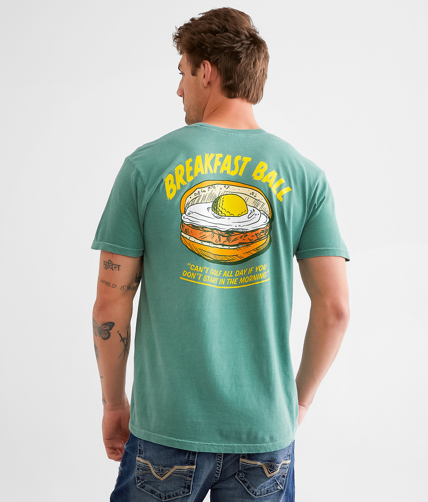 Old Row The Breakfast Ball T-Shirt - Men's T-Shirts in Light Green