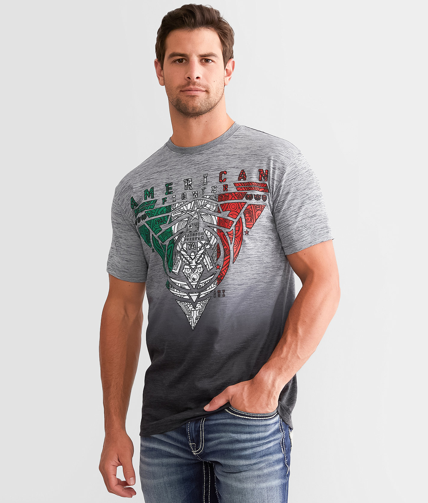 American Fighter Penasco T-Shirt - Men's T-Shirts in Heather Grey Multi