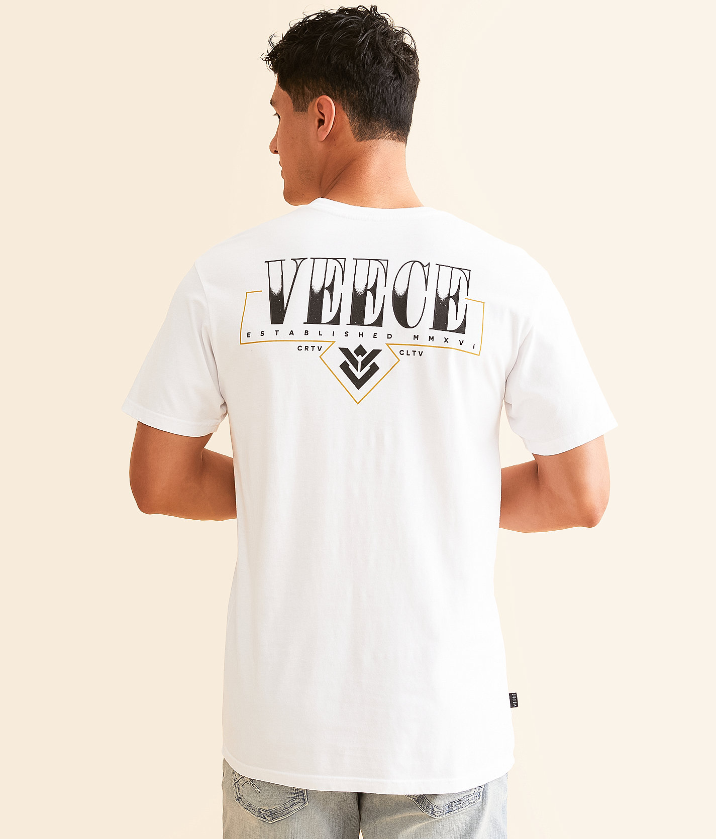 Veece Chrome Over T-Shirt - Men's T-Shirts in White