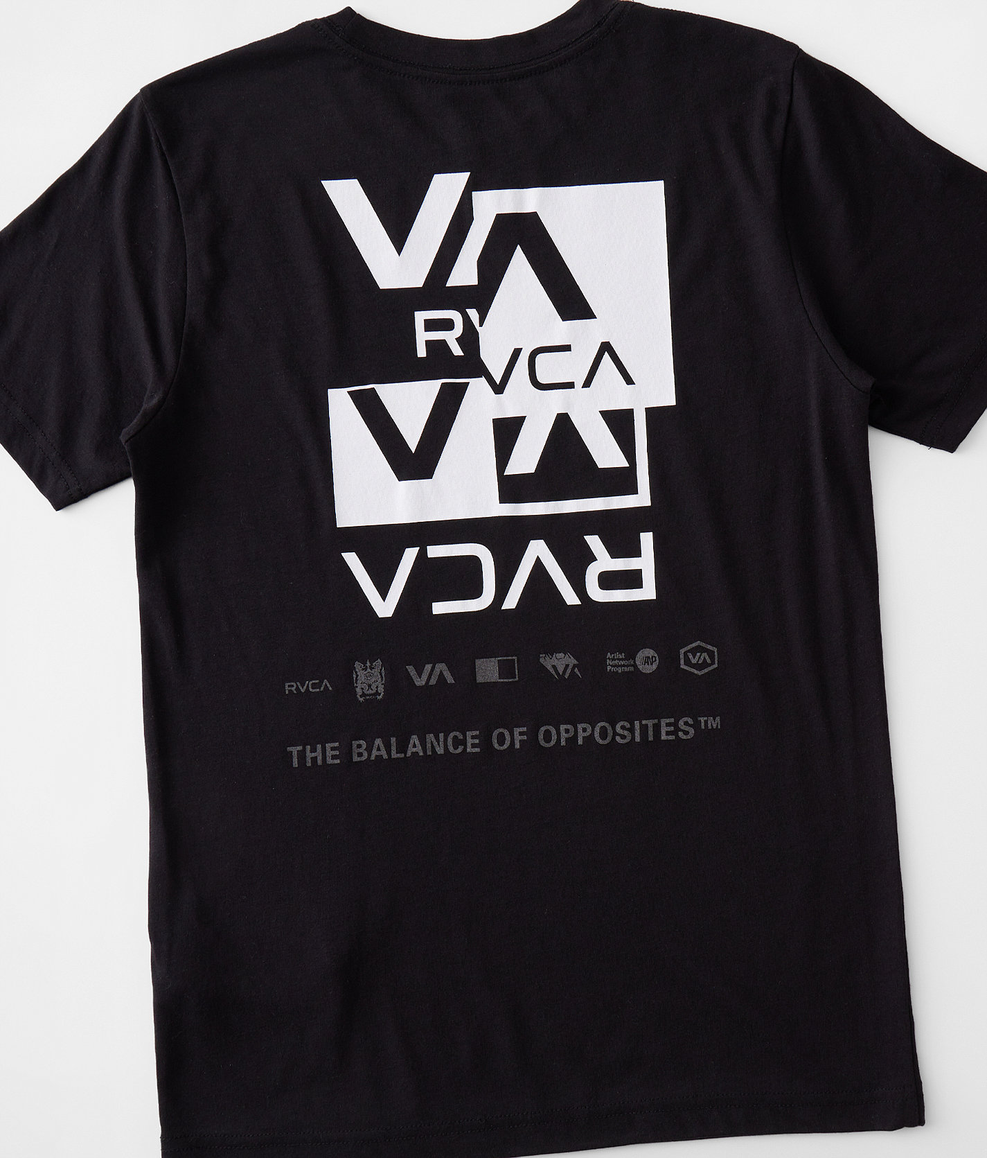 Boys - RVCA Splitter Stacks T-Shirt - Boy's T-Shirts in Black