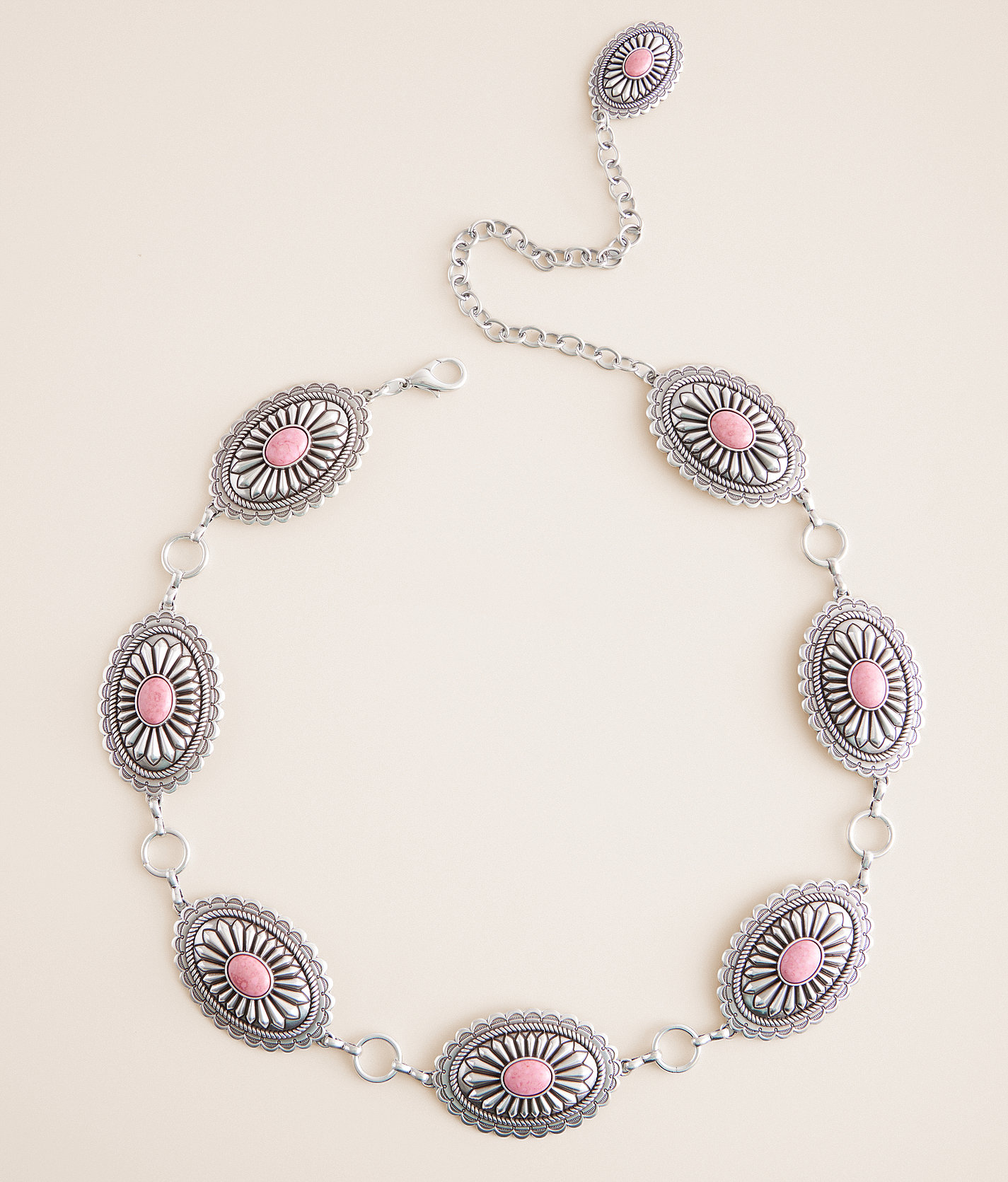 Ariat Stone Belt - Women's Belts in Silver Pink