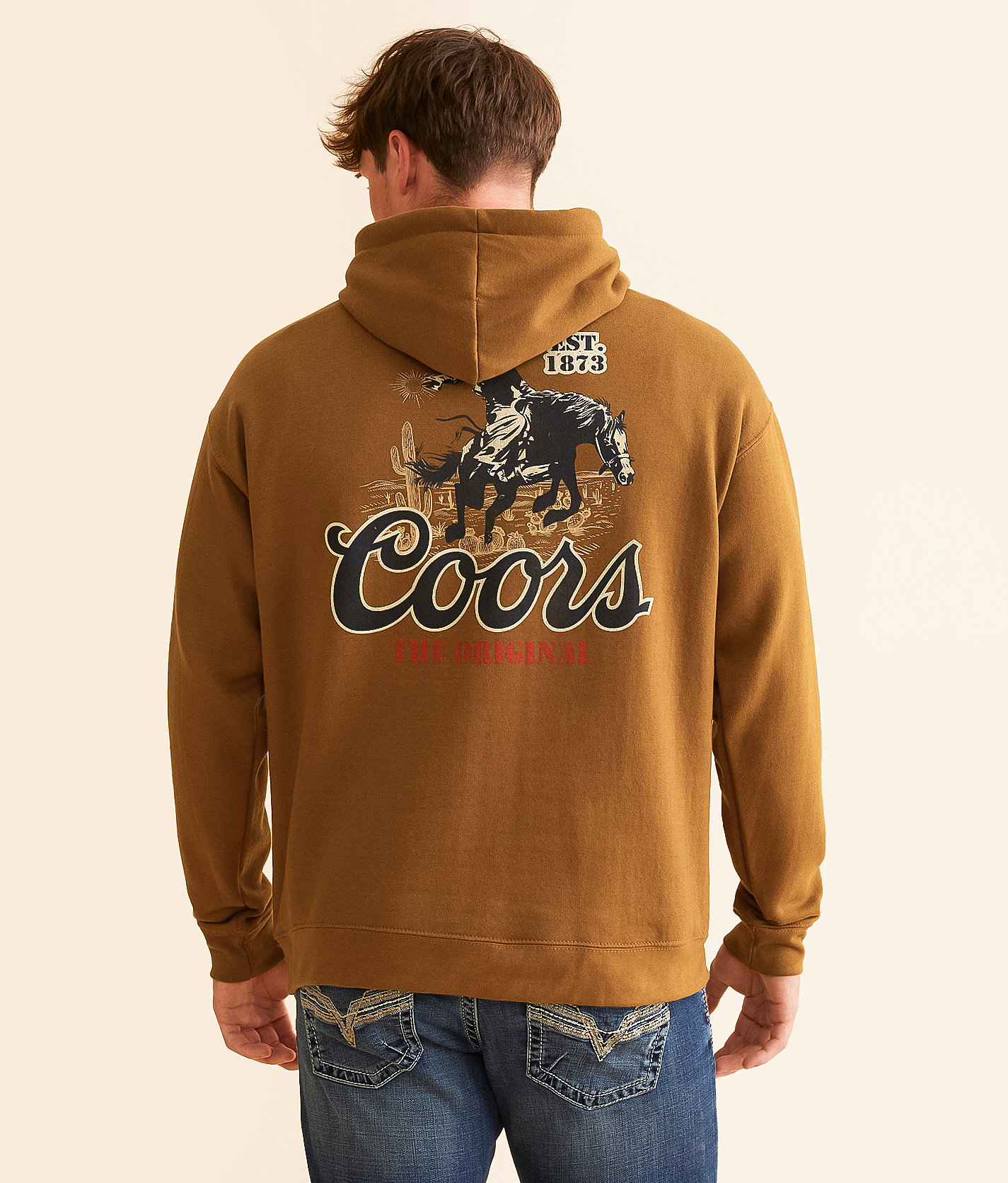 tee luv Coors® Banquet Hooded Sweatshirt - Men's Sweatshirts in Brown Sugar