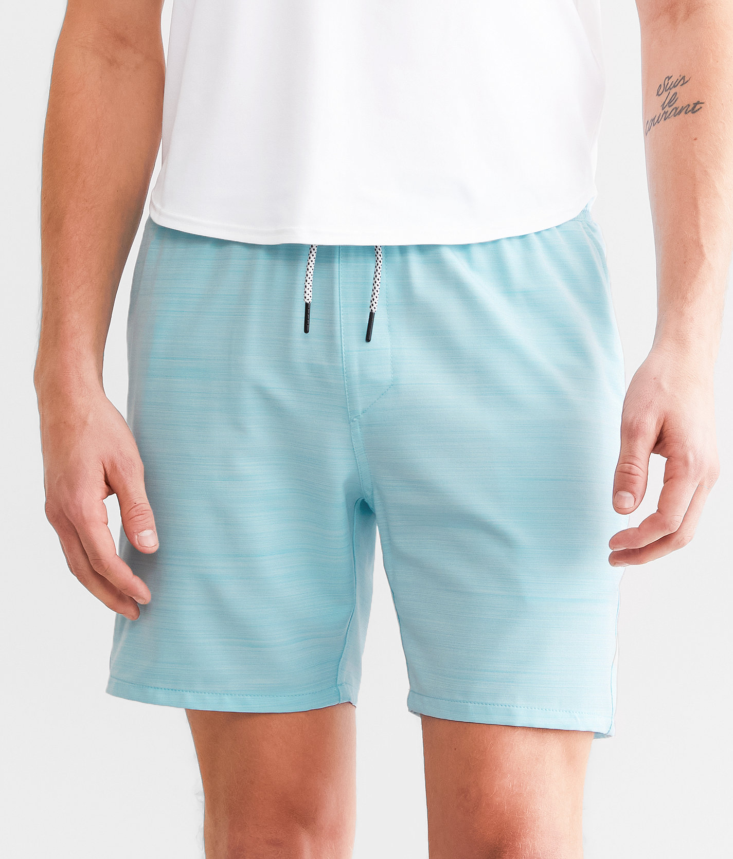 Departwest Dwiggins Marled Stretch Walkshort - Men's Shorts in Bachelor Button