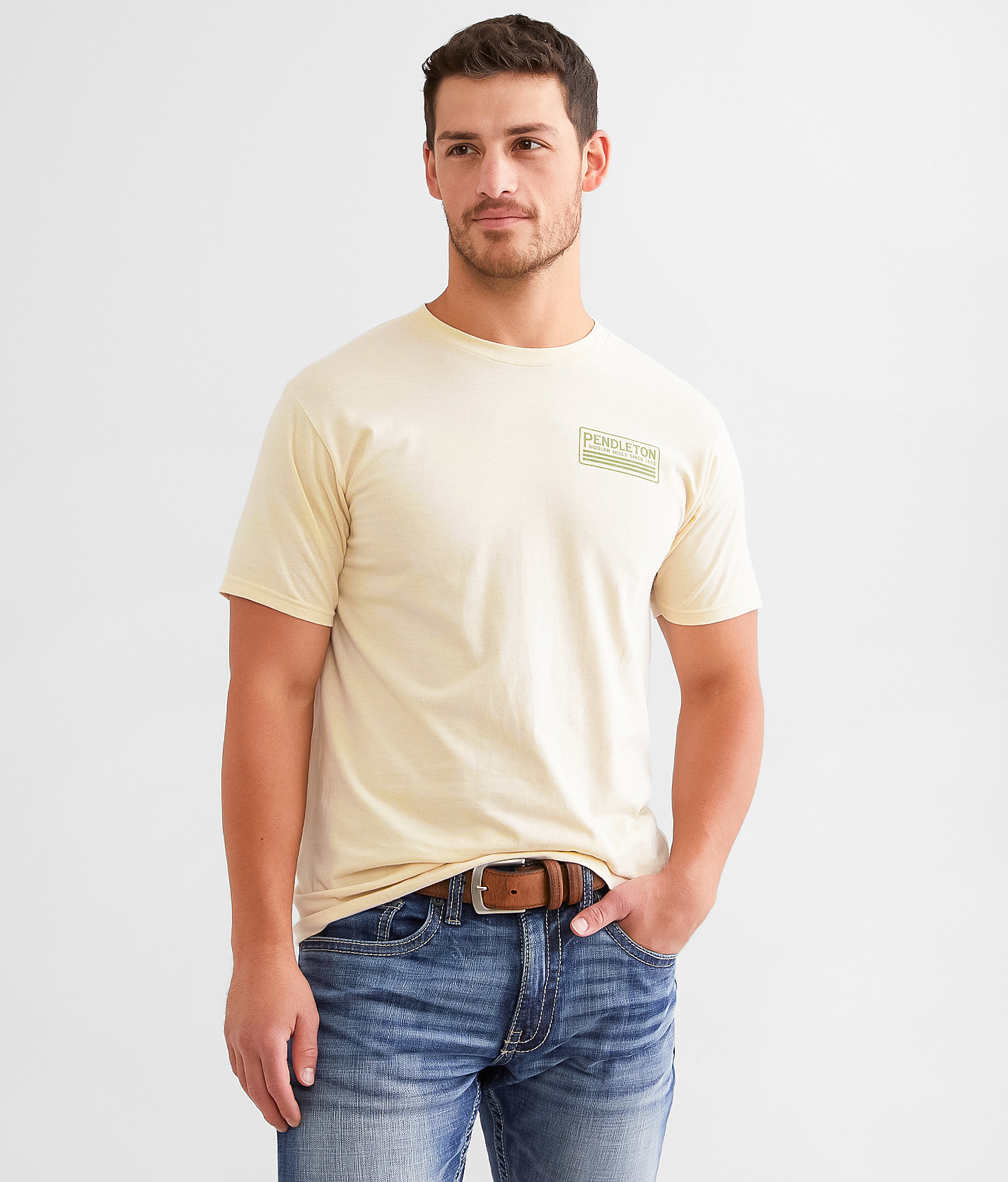 Pendleton Siskiyou T-Shirt - Men's T-Shirts in Cream