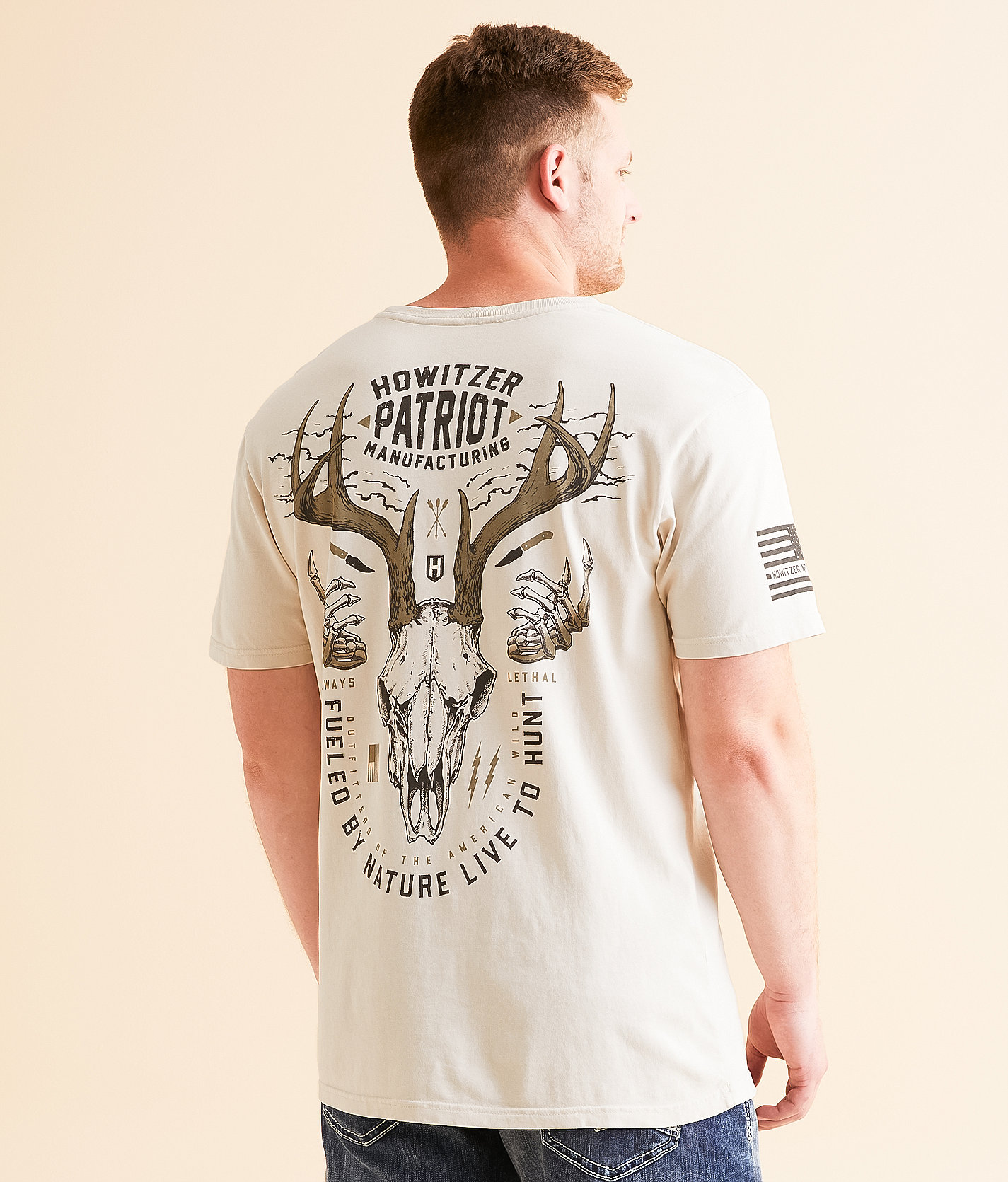 Howitzer Fueled By Nature T-Shirt - Men's T-Shirts in Moonbeam